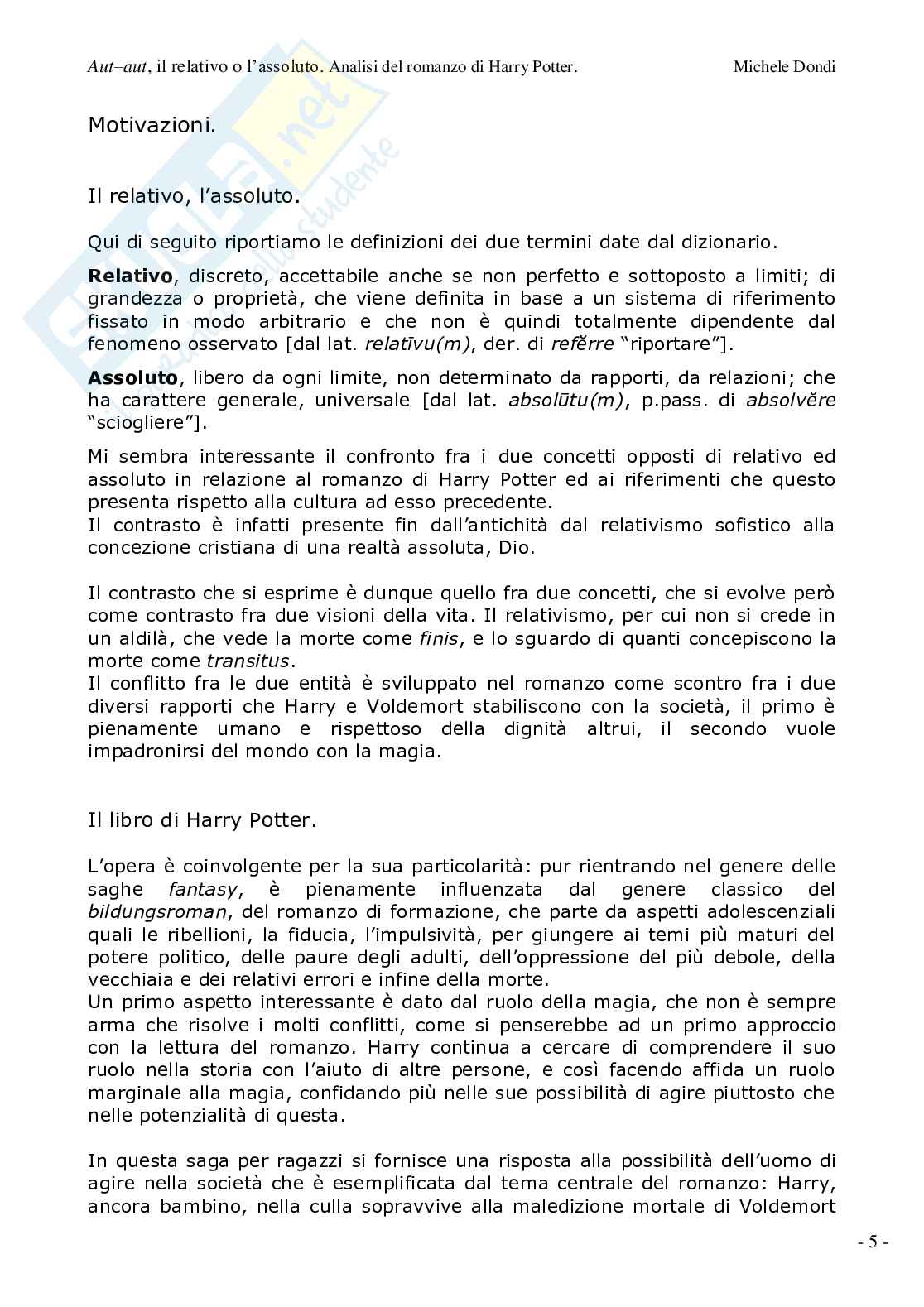 Autaut, il relativo o lassoluto. Pag. 6