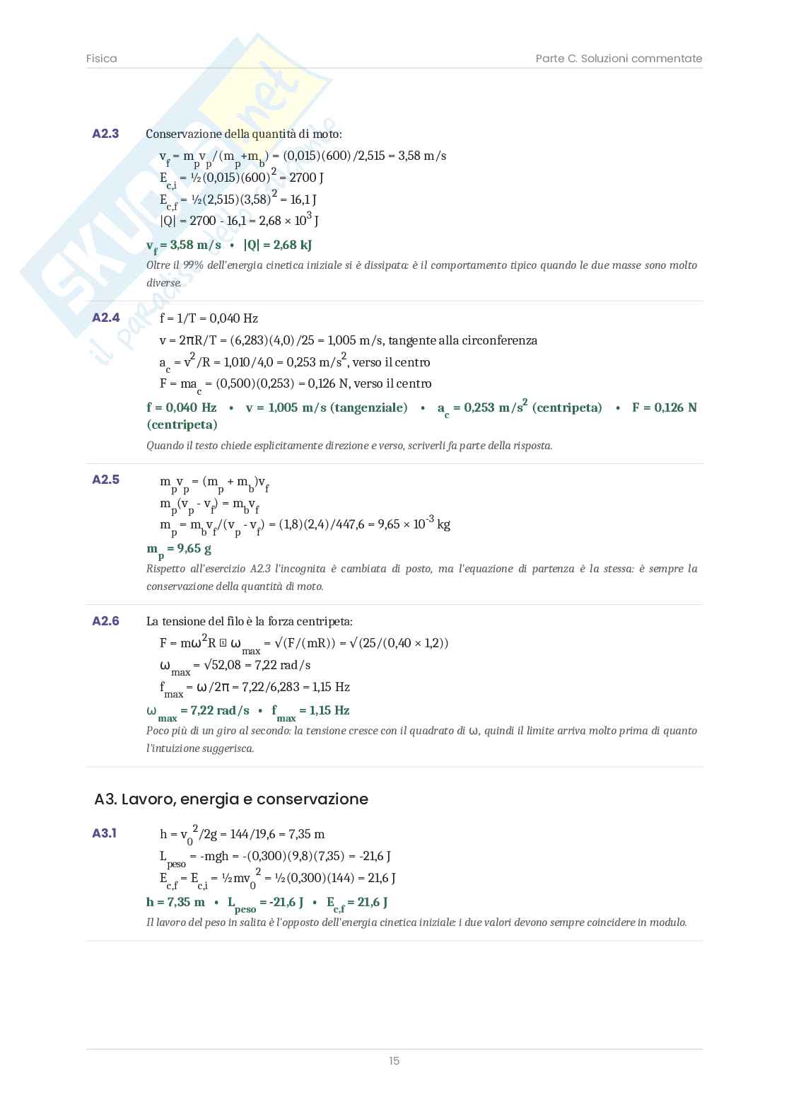 Fisica – Eserciziario: 52 esercizi + 4 simulazioni svolte Pag. 16