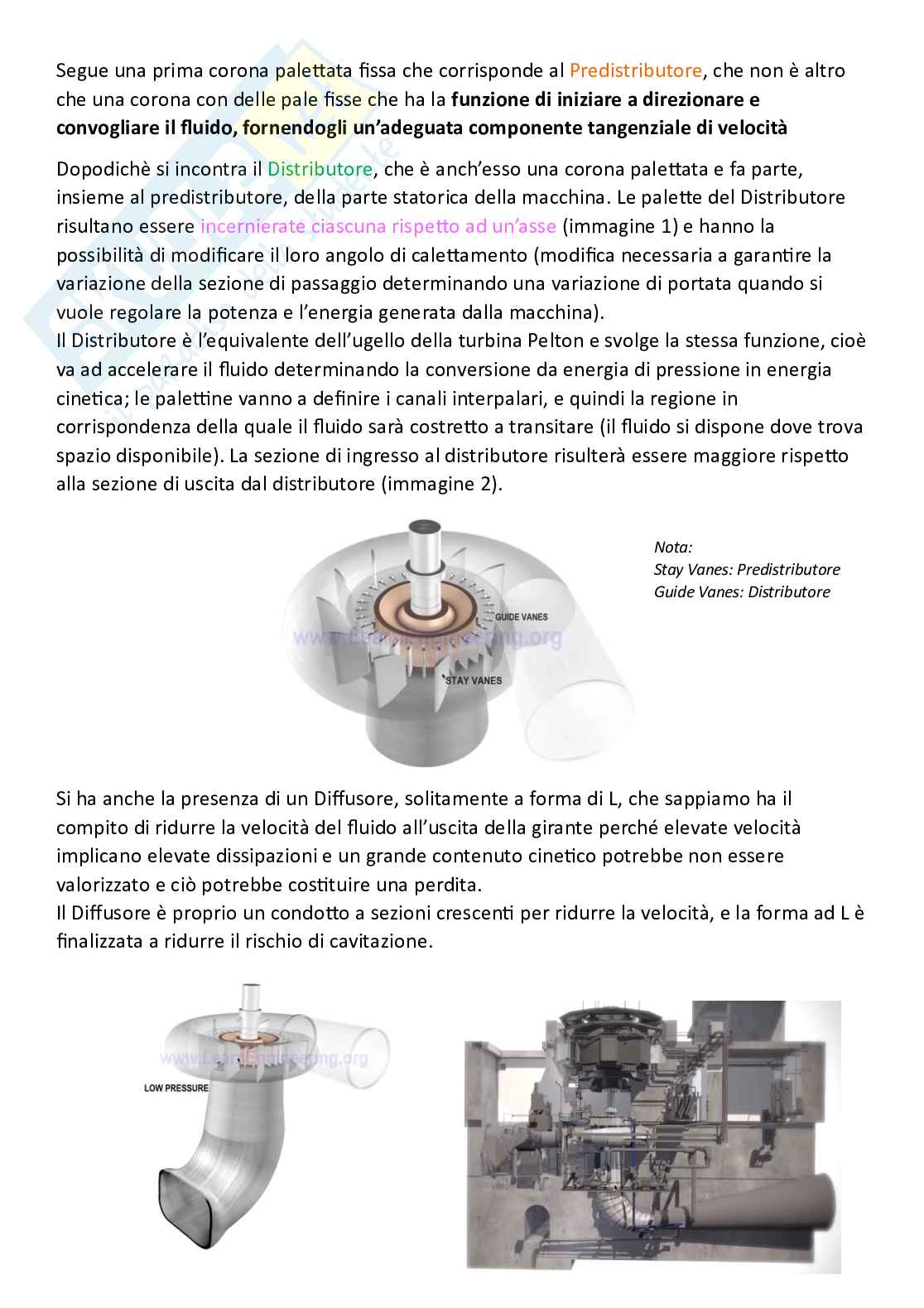 Sistemi energetici, parte 5 - Turbine e impianti motori idraulici Pag. 11