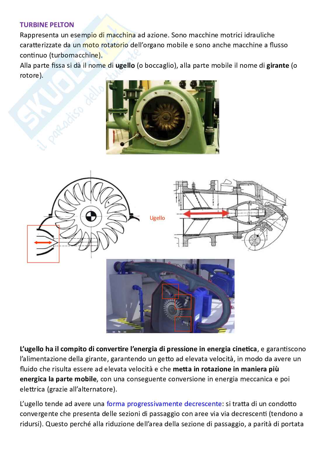 Sistemi energetici, parte 5 - Turbine e impianti motori idraulici Pag. 2