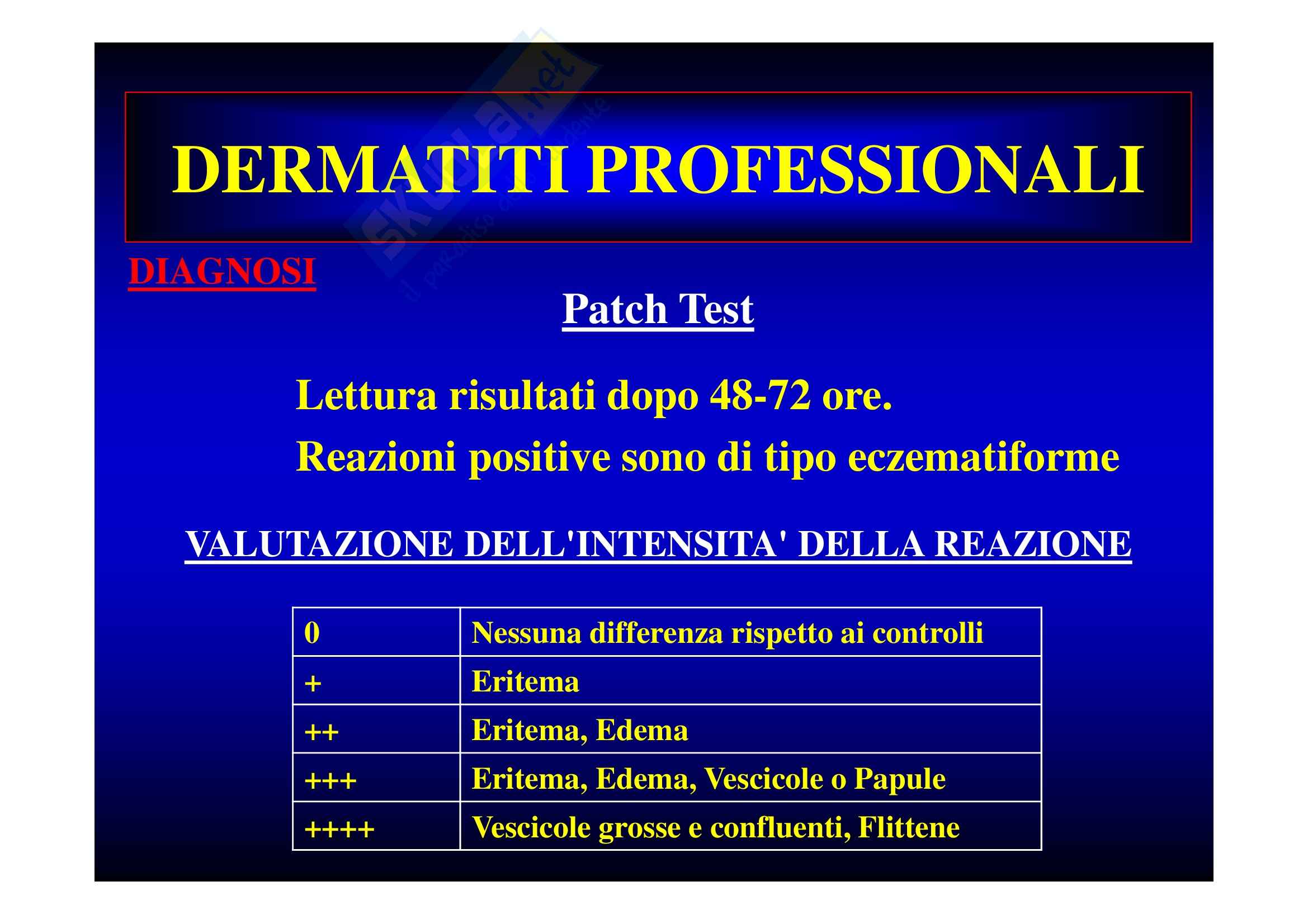Dermatiti professionali Pag. 46
