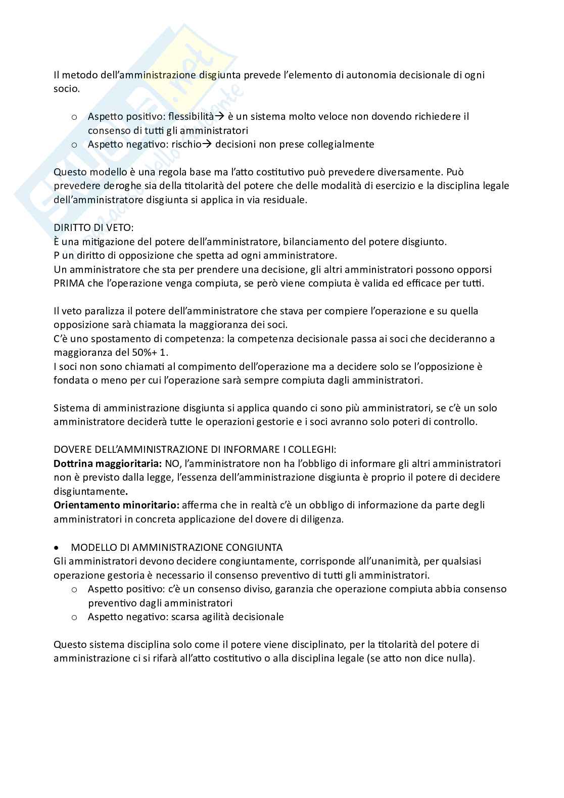 Schemi riassuntivi dell'esame di Diritto commerciale  Pag. 11