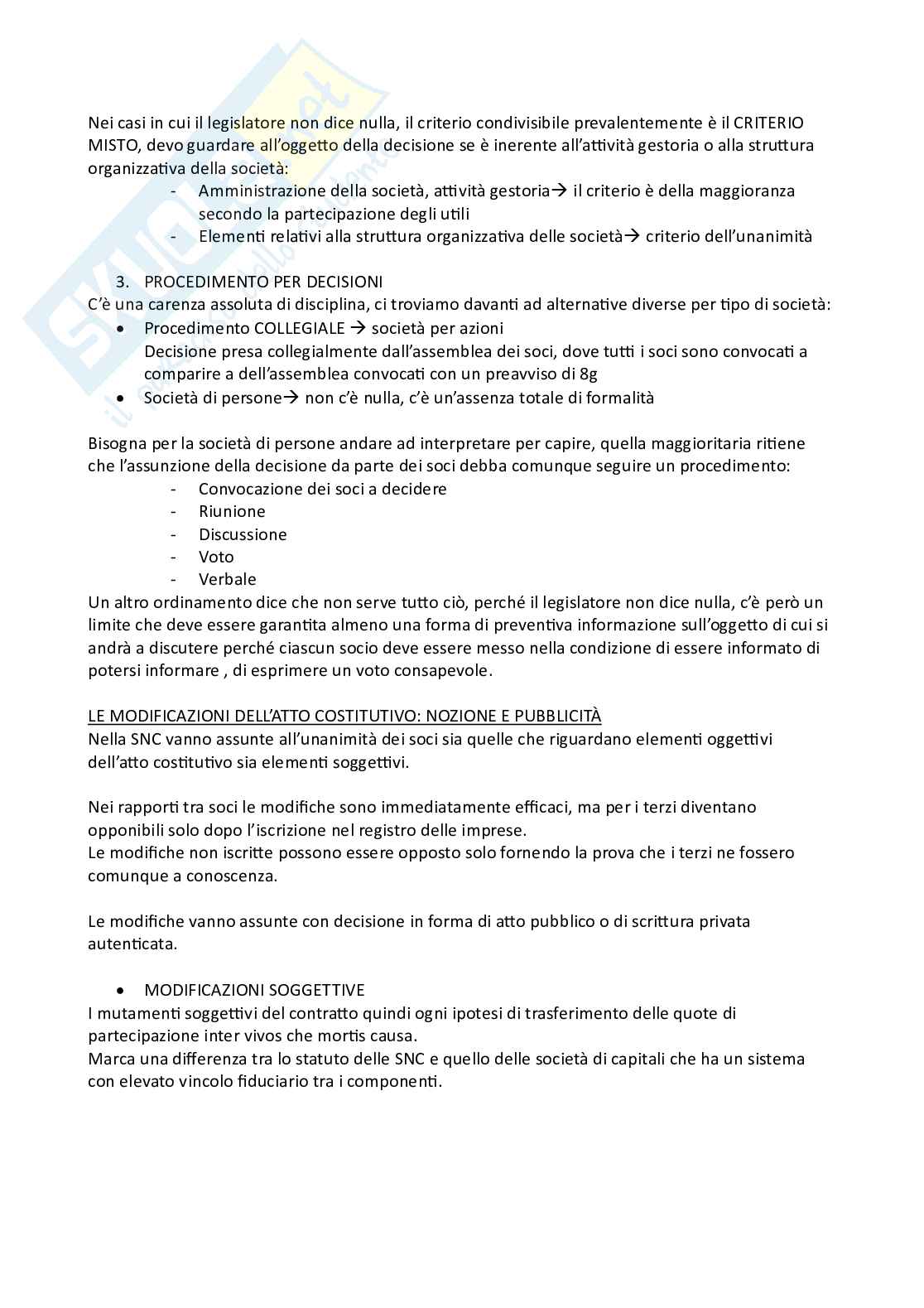 Schemi riassuntivi dell'esame di Diritto commerciale  Pag. 16