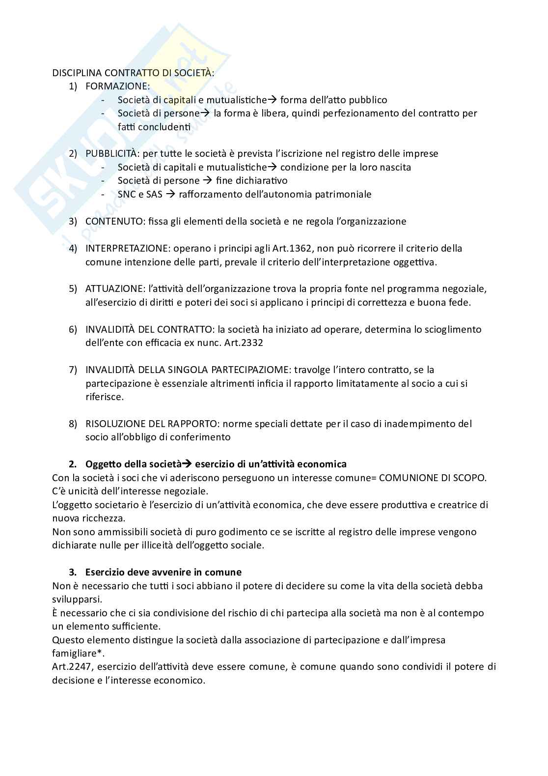 Schemi riassuntivi dell'esame di Diritto commerciale  Pag. 31