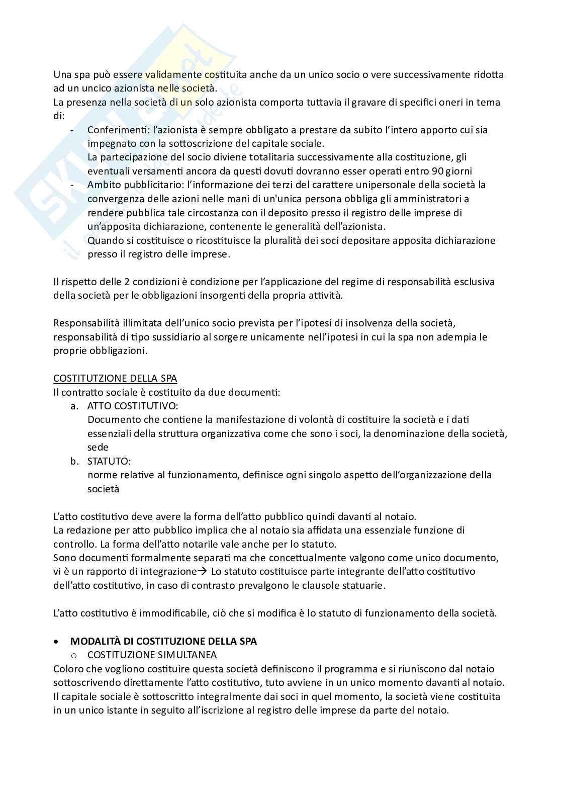 Schemi riassuntivi dell'esame di Diritto commerciale  Pag. 66