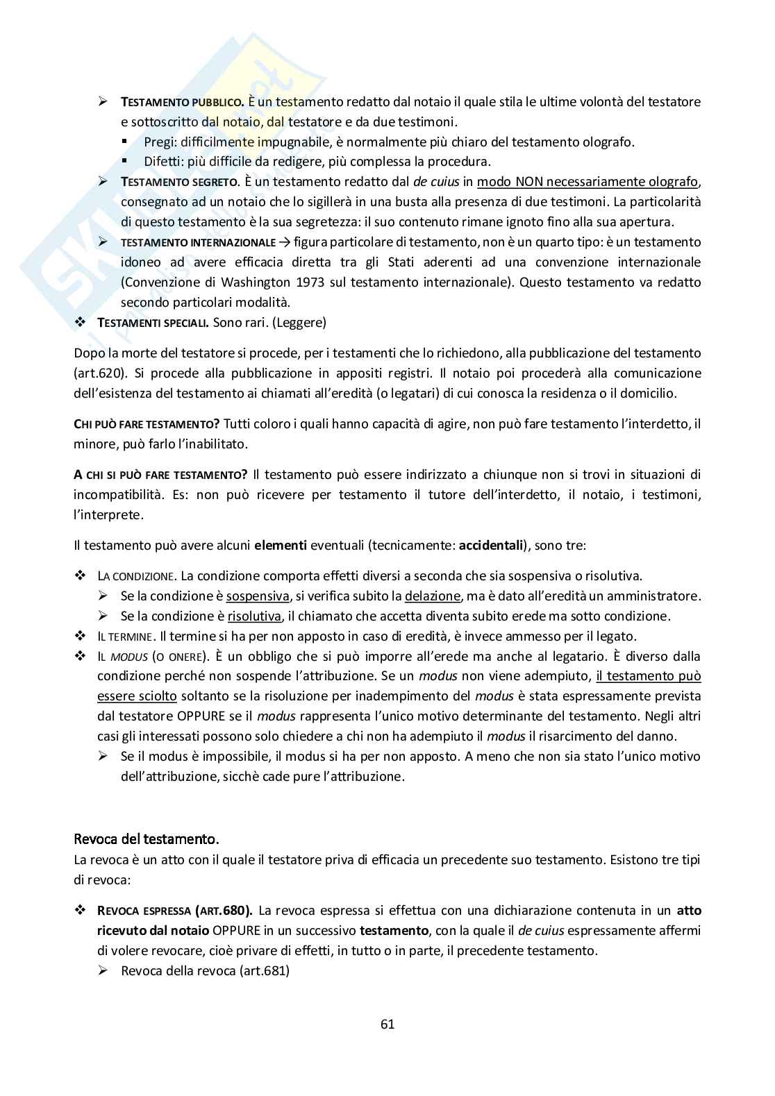 Appunti di Diritto privato Pag. 61