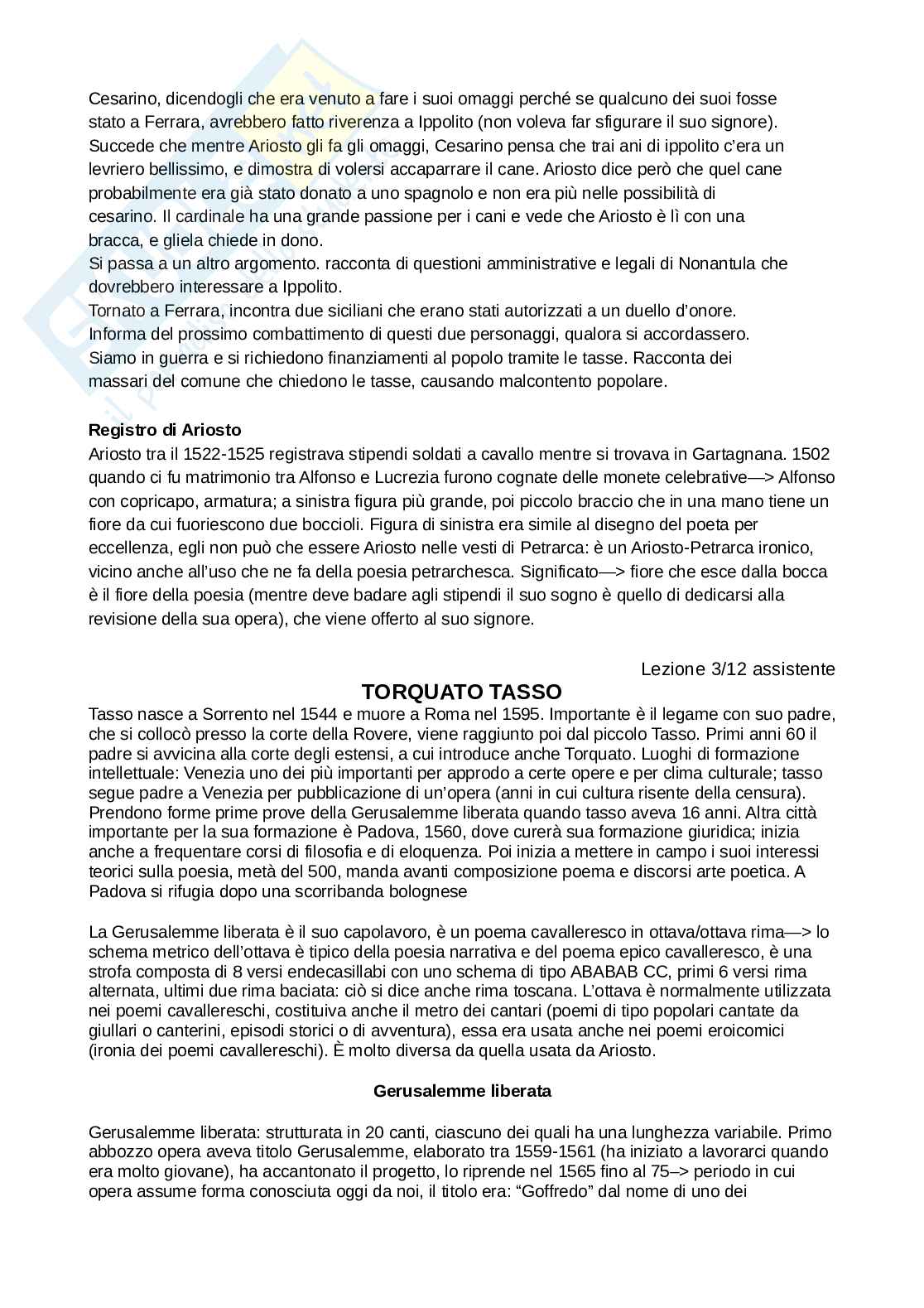 Appunti letteratura italiana Pag. 66