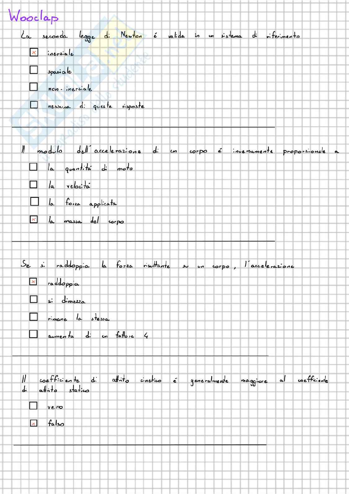 Fisica generale 1 - Dinamica Pag. 21