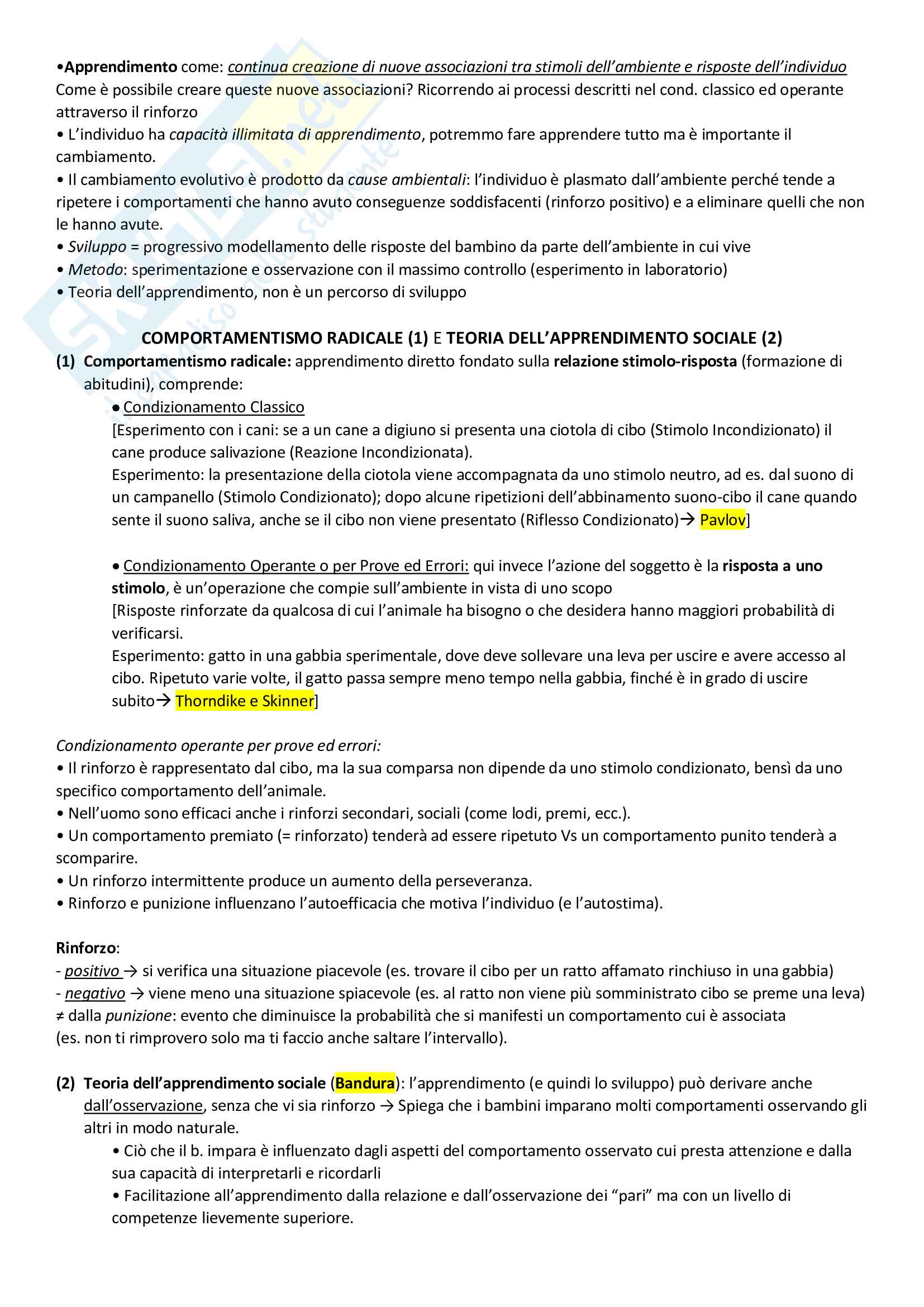 Psicologia dell'educazione Pag. 2