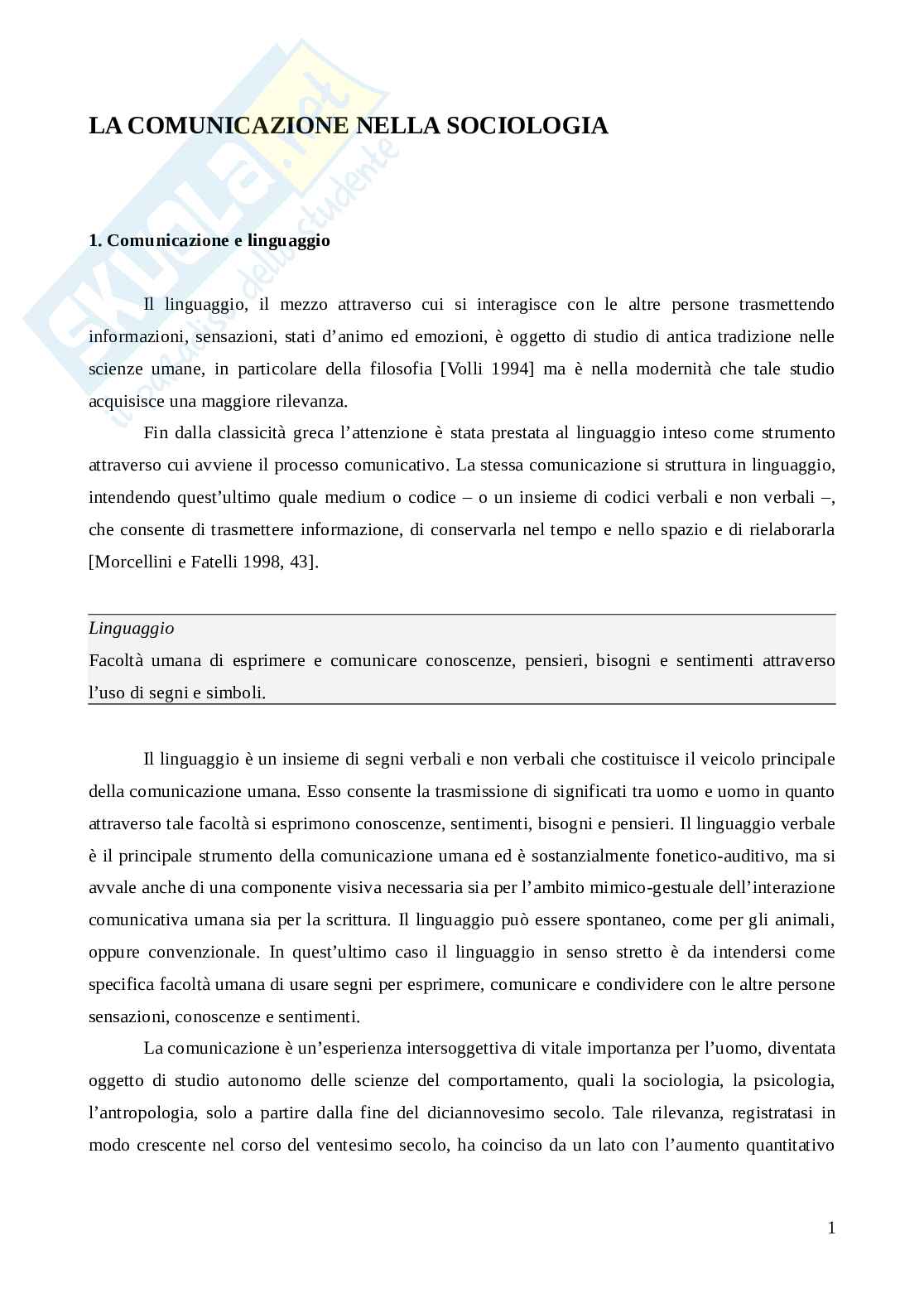 Comunicazione Pag. 1