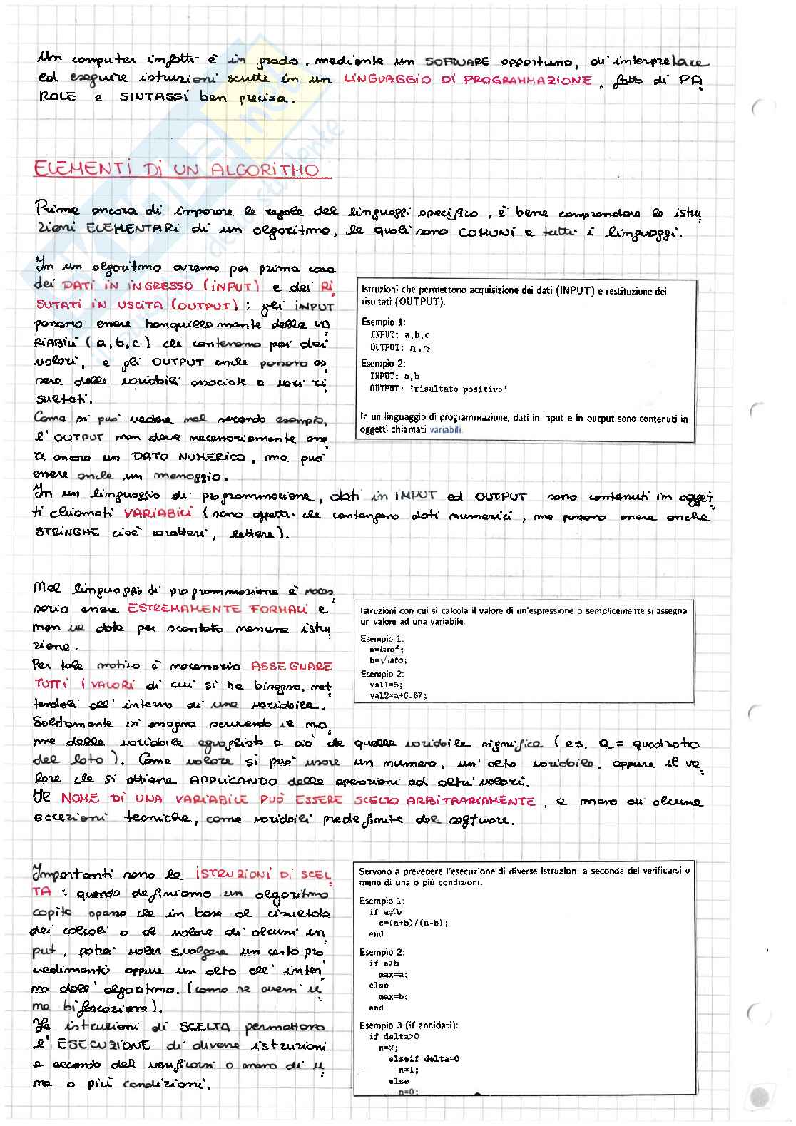 Riassunto esame Calcolo numerico e programmazione, Prof. Giannelli Carlotta, libro consigliato Calcolo numerico, Luigi Brugnano Pag. 2