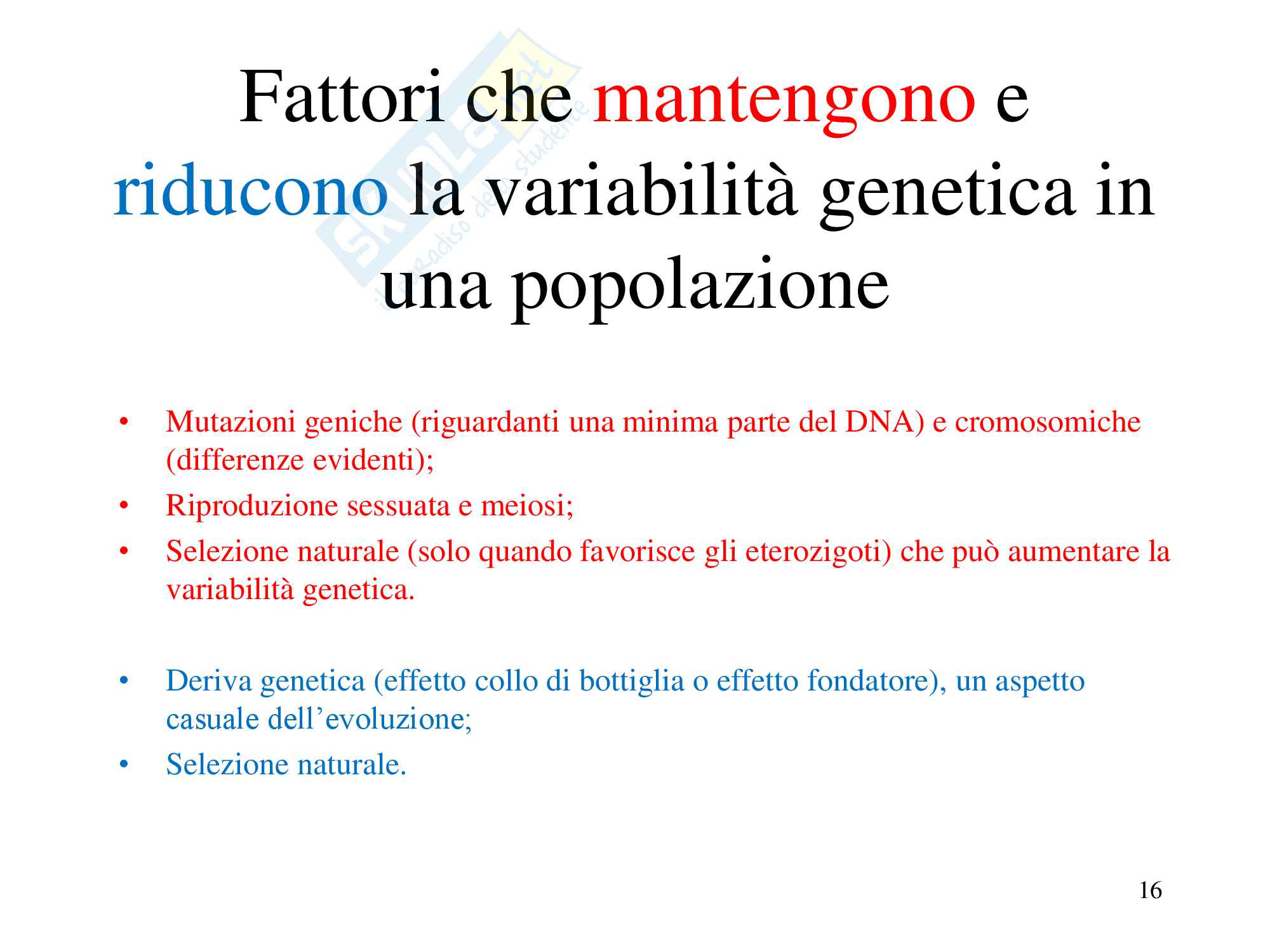 Zoologia meccanismi e modalità di evoluzione, scienze biologiche Pag. 16