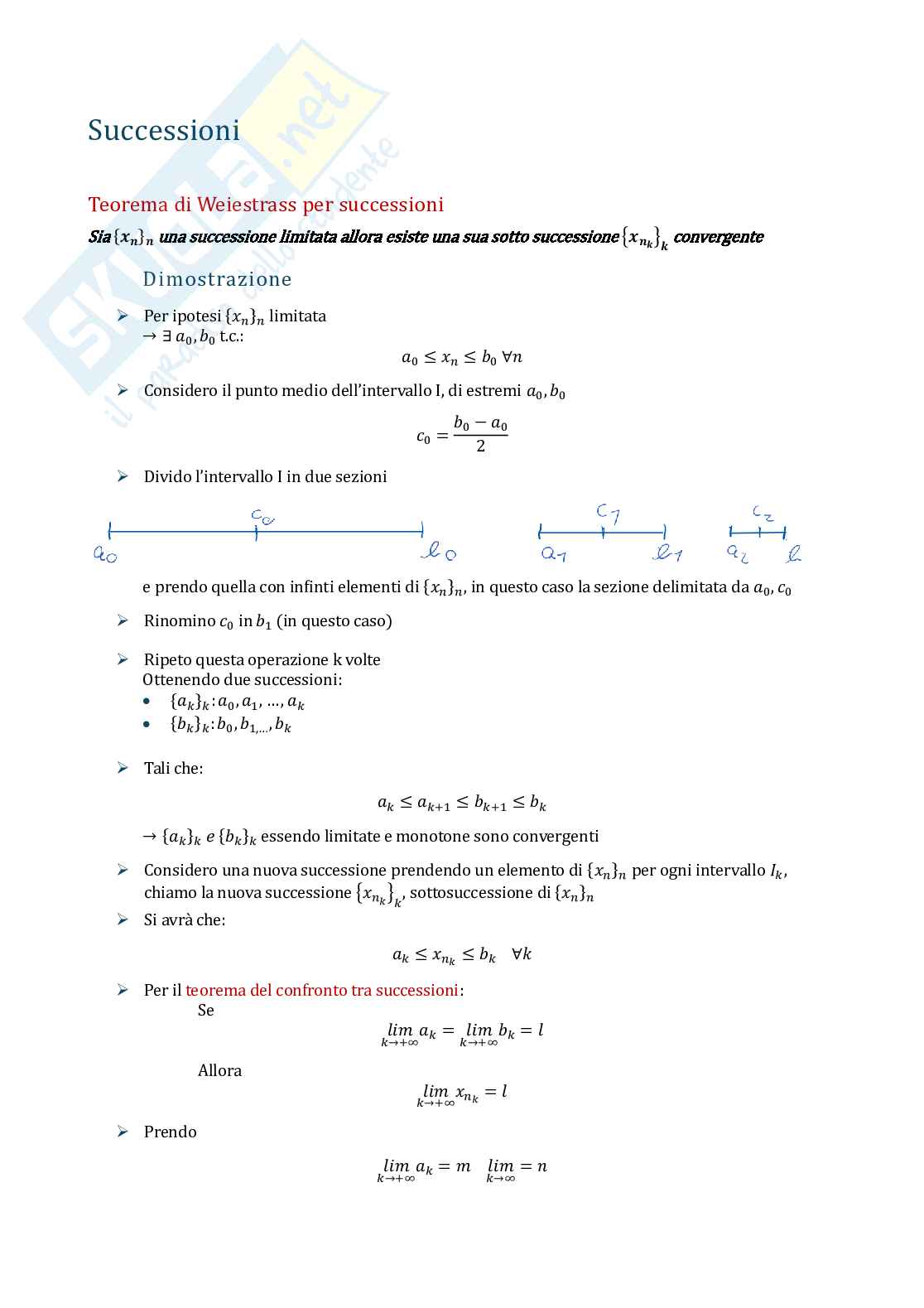 Analisi 1 - Teoremi fondamentali Pag. 2