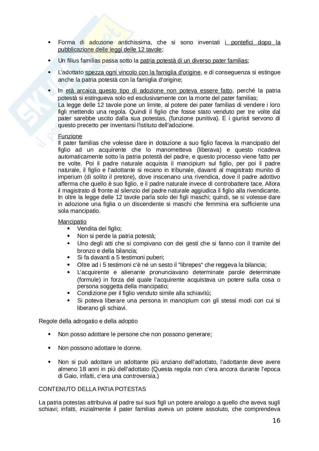 Istituzioni di diritto romano Pag. 16