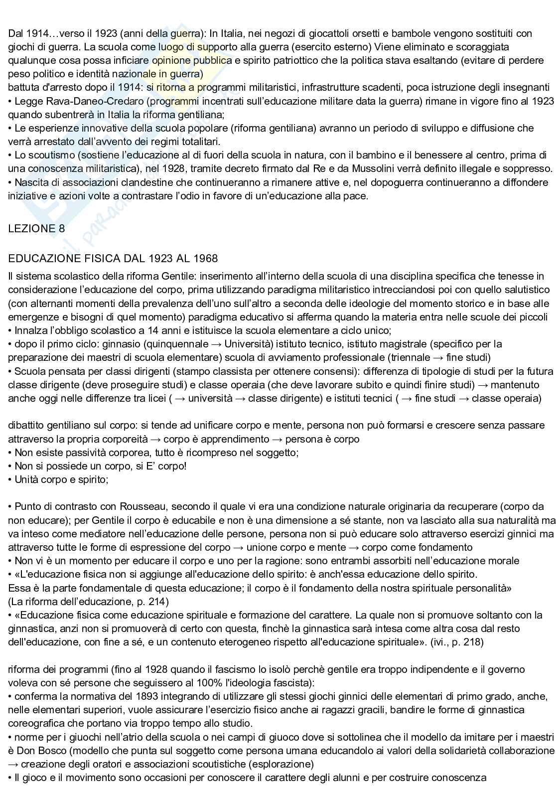 Appunti discorsivi e schematici di Pedagogia generale Pag. 16
