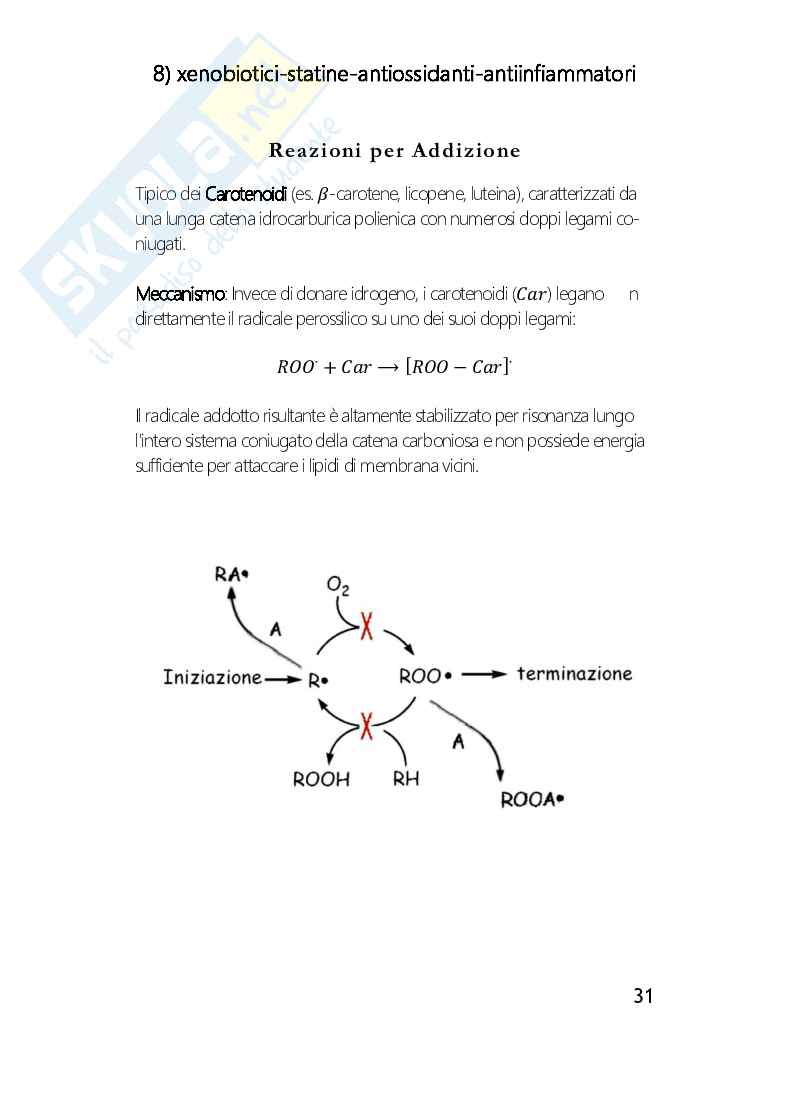 Statine, antiox, antiinfiammatori Pag. 31