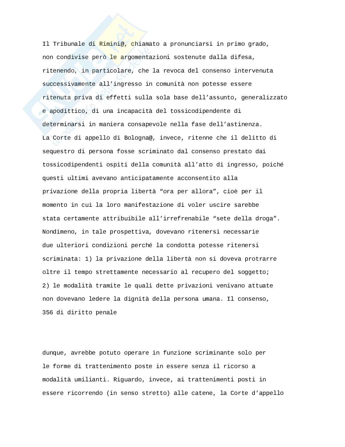 Sequestro  di persona Pag. 6