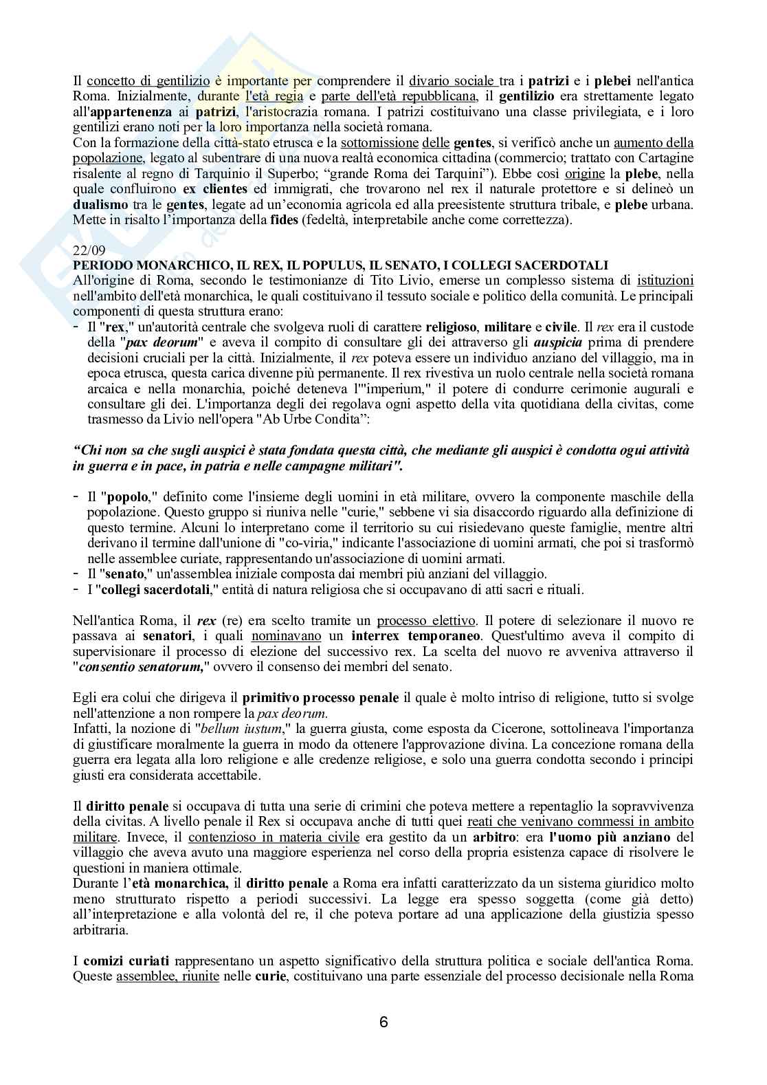 Diritto romano, primo semestre Pag. 6