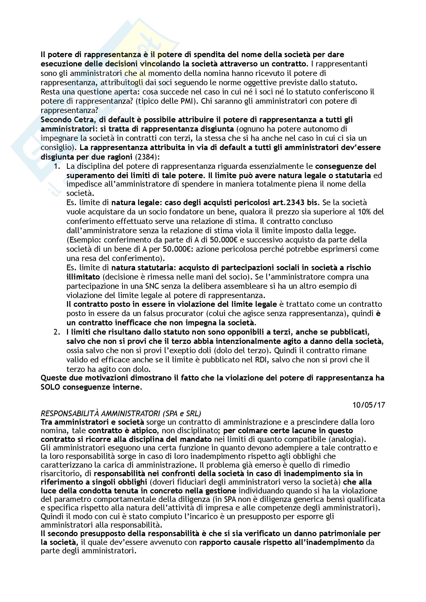 Diritto delle Società Pag. 61
