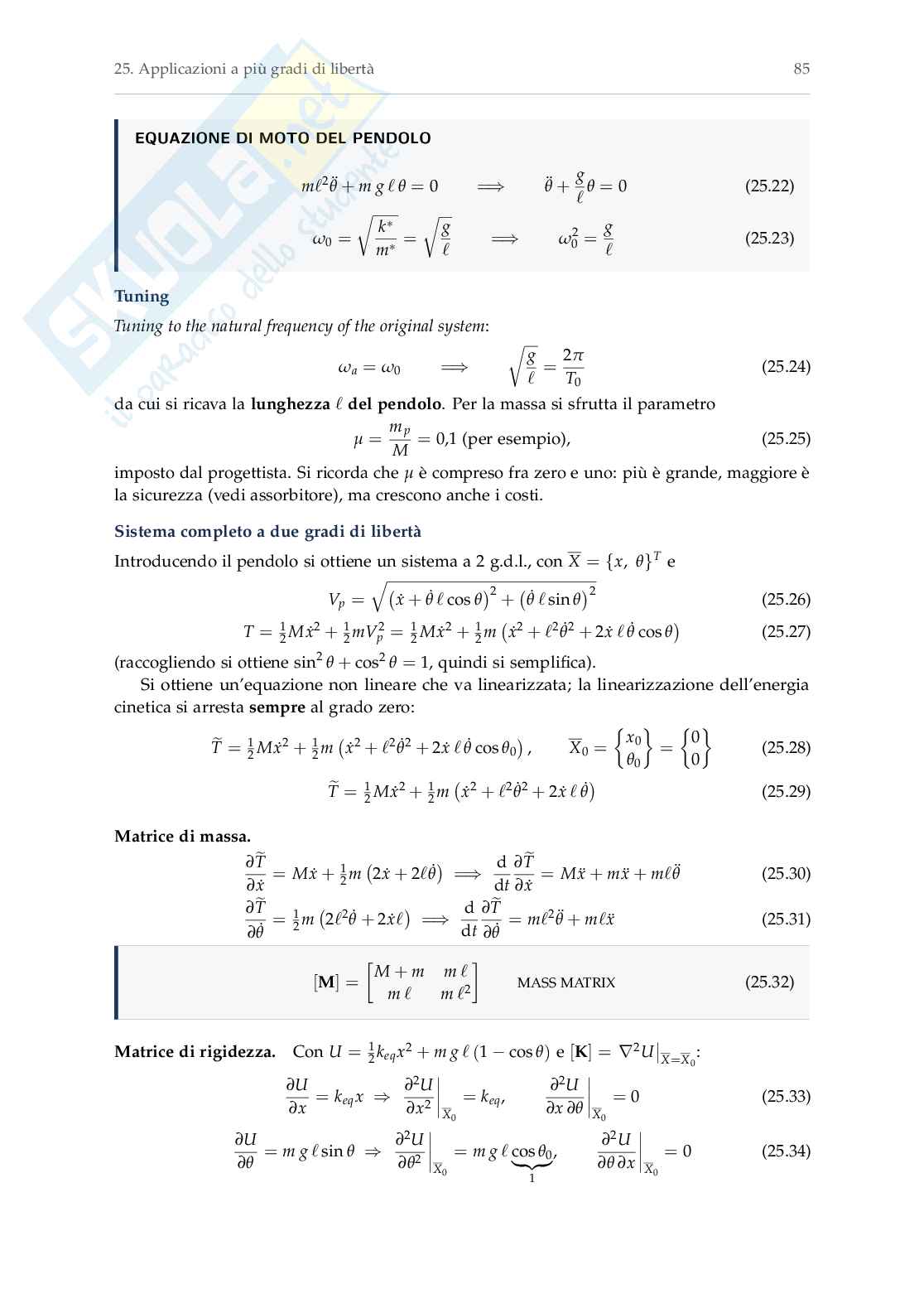 Appunti Mechanical vibration Pag. 91