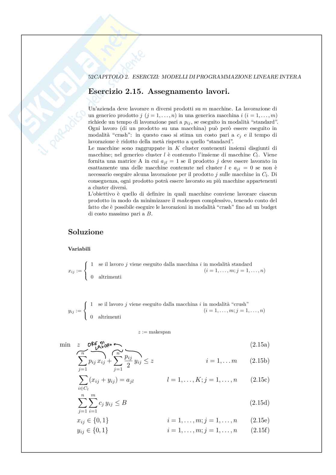 Appunti completi del corso Fondamenti di Ricerca operativa Pag. 21