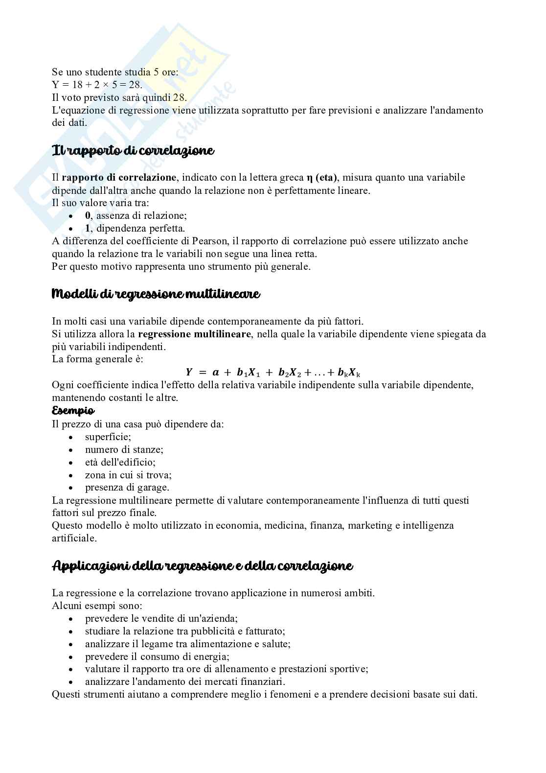 Argomenti di Statistica applicata  Pag. 31