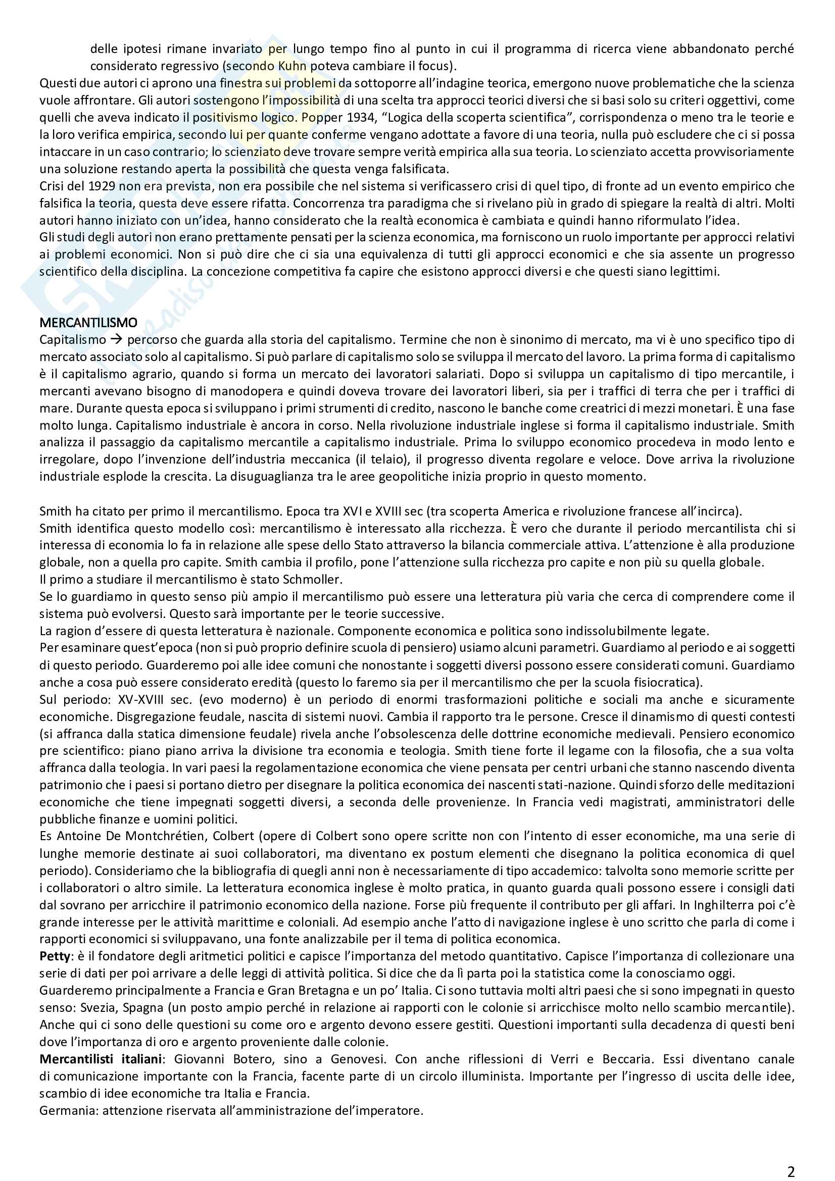 Appunti Economia dello sviluppo: profili storici Pag. 2