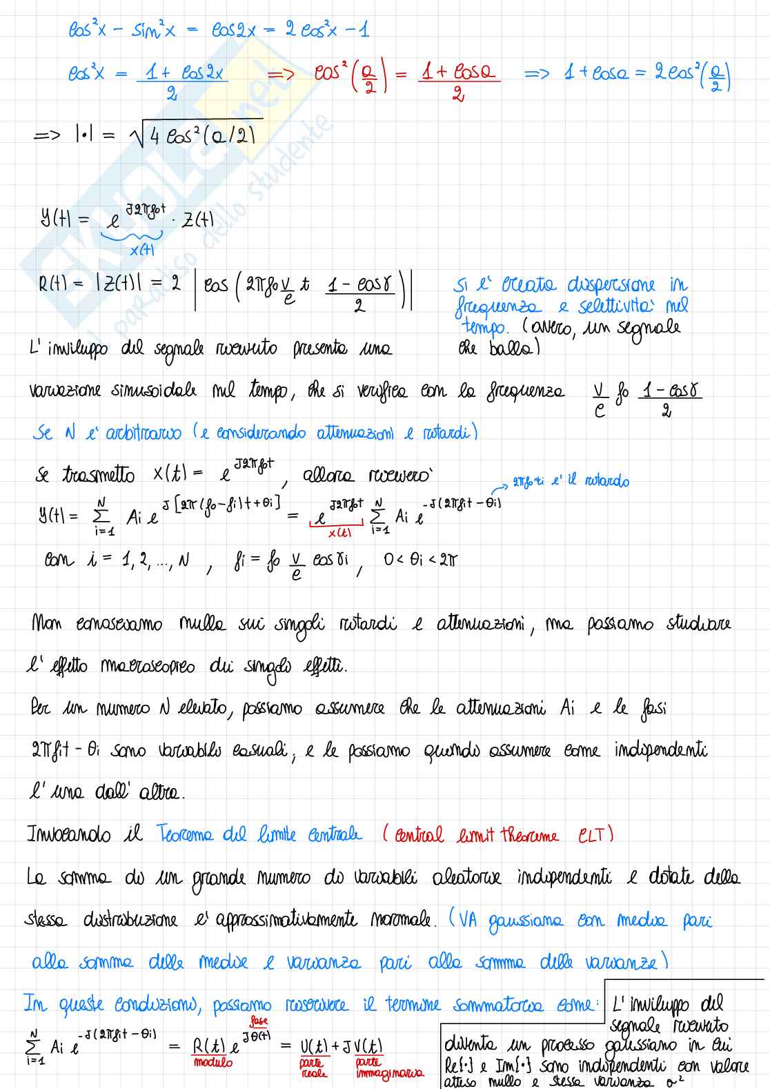 Teoria Sistemi di telecomunicazione Pag. 21