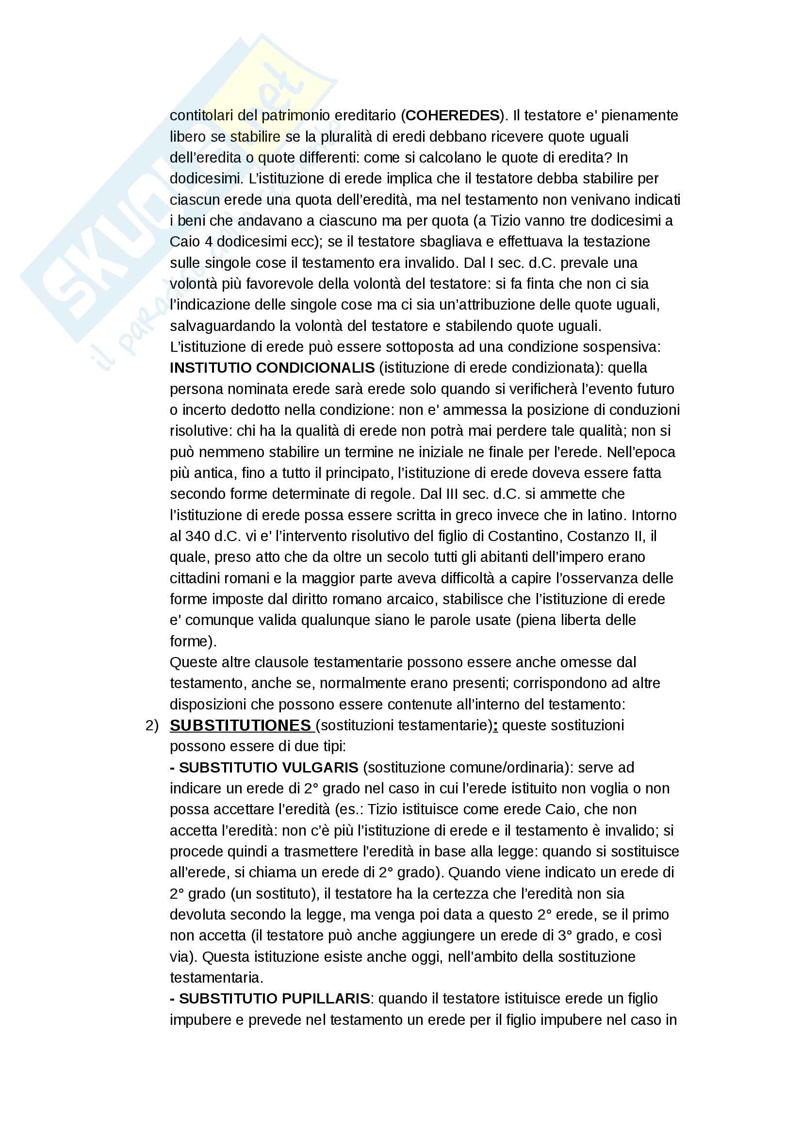 Istituzioni di diritto romano - Appunti Pag. 26