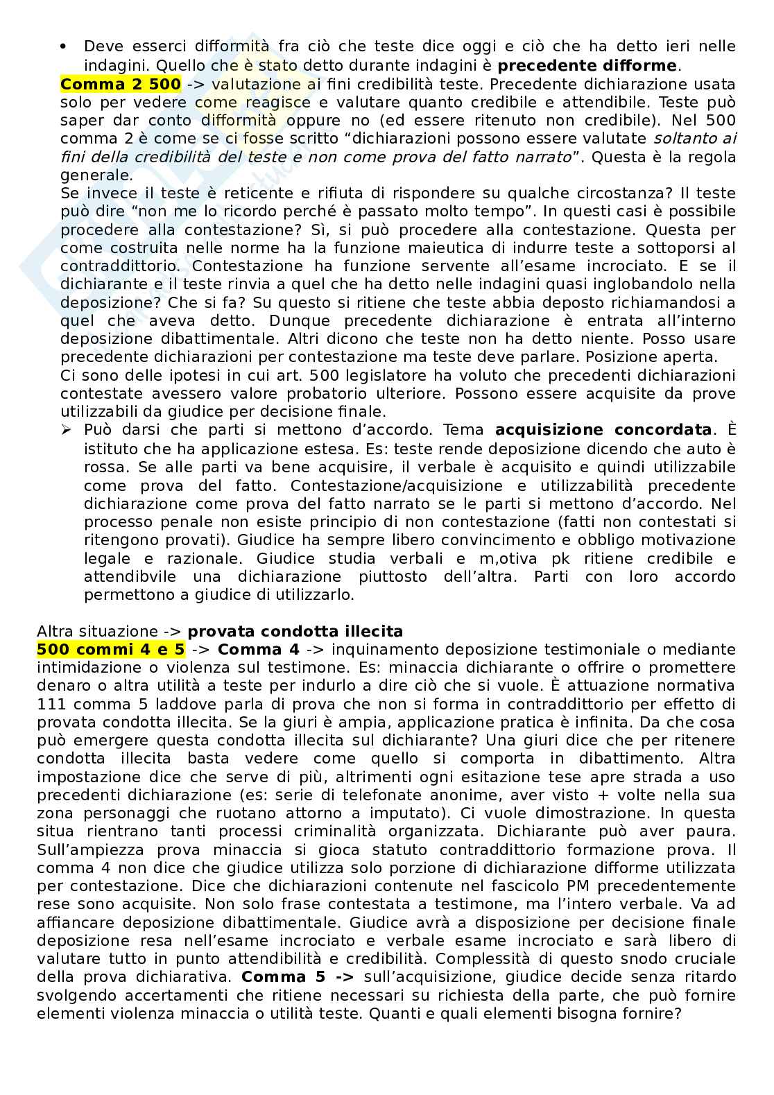 Riassunto esame Procedura penale, Prof. Conti Carlotta, libro consigliato Manuale di procedura penale, Conti, Tonini Pag. 16