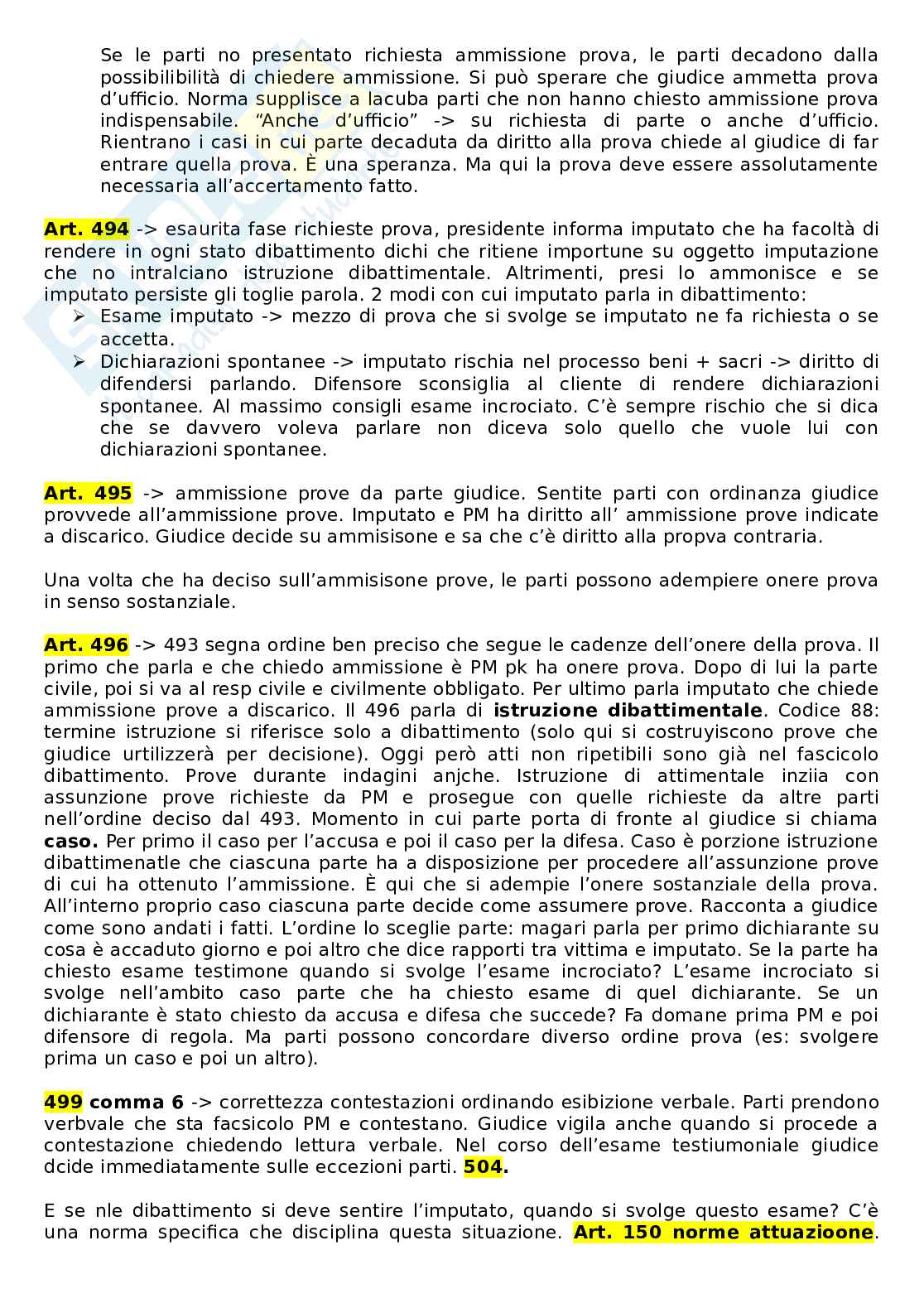 Riassunto esame Procedura penale, Prof. Conti Carlotta, libro consigliato Manuale di procedura penale, Conti, Tonini Pag. 21