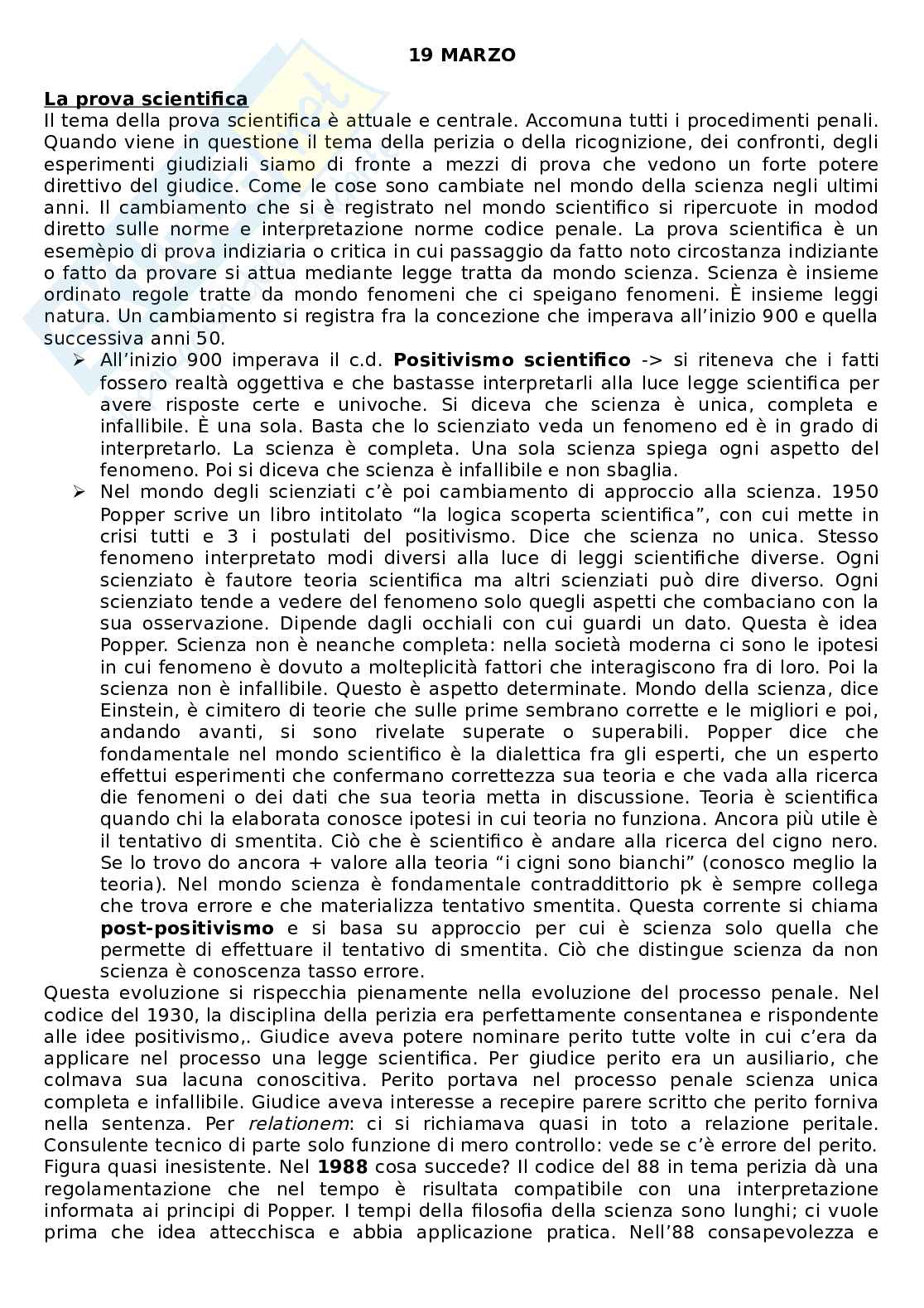 Riassunto esame Procedura penale, Prof. Conti Carlotta, libro consigliato Manuale di procedura penale, Conti, Tonini Pag. 36