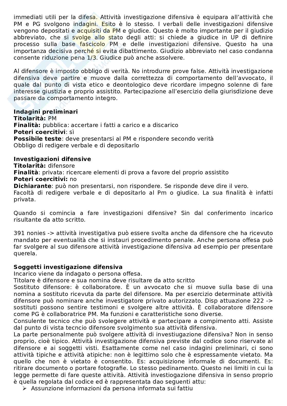 Riassunto esame Procedura penale, Prof. Conti Carlotta, libro consigliato Manuale di procedura penale, Conti, Tonini Pag. 51