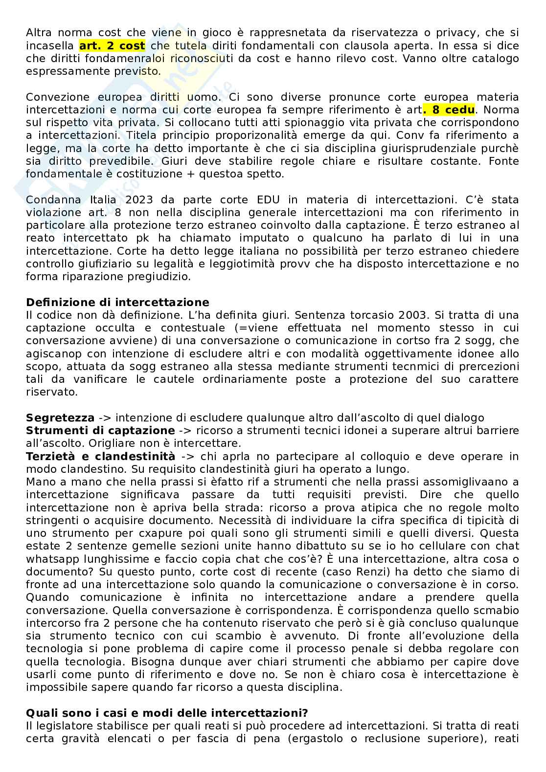 Riassunto esame Procedura penale, Prof. Conti Carlotta, libro consigliato Manuale di procedura penale, Conti, Tonini Pag. 66