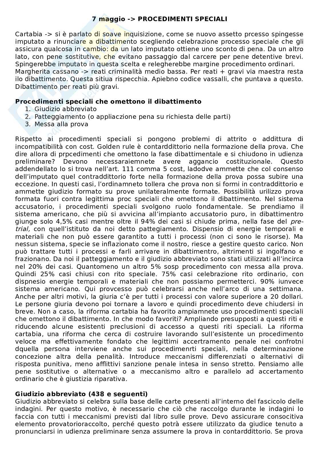 Riassunto esame Procedura penale, Prof. Conti Carlotta, libro consigliato Manuale di procedura penale, Conti, Tonini Pag. 81