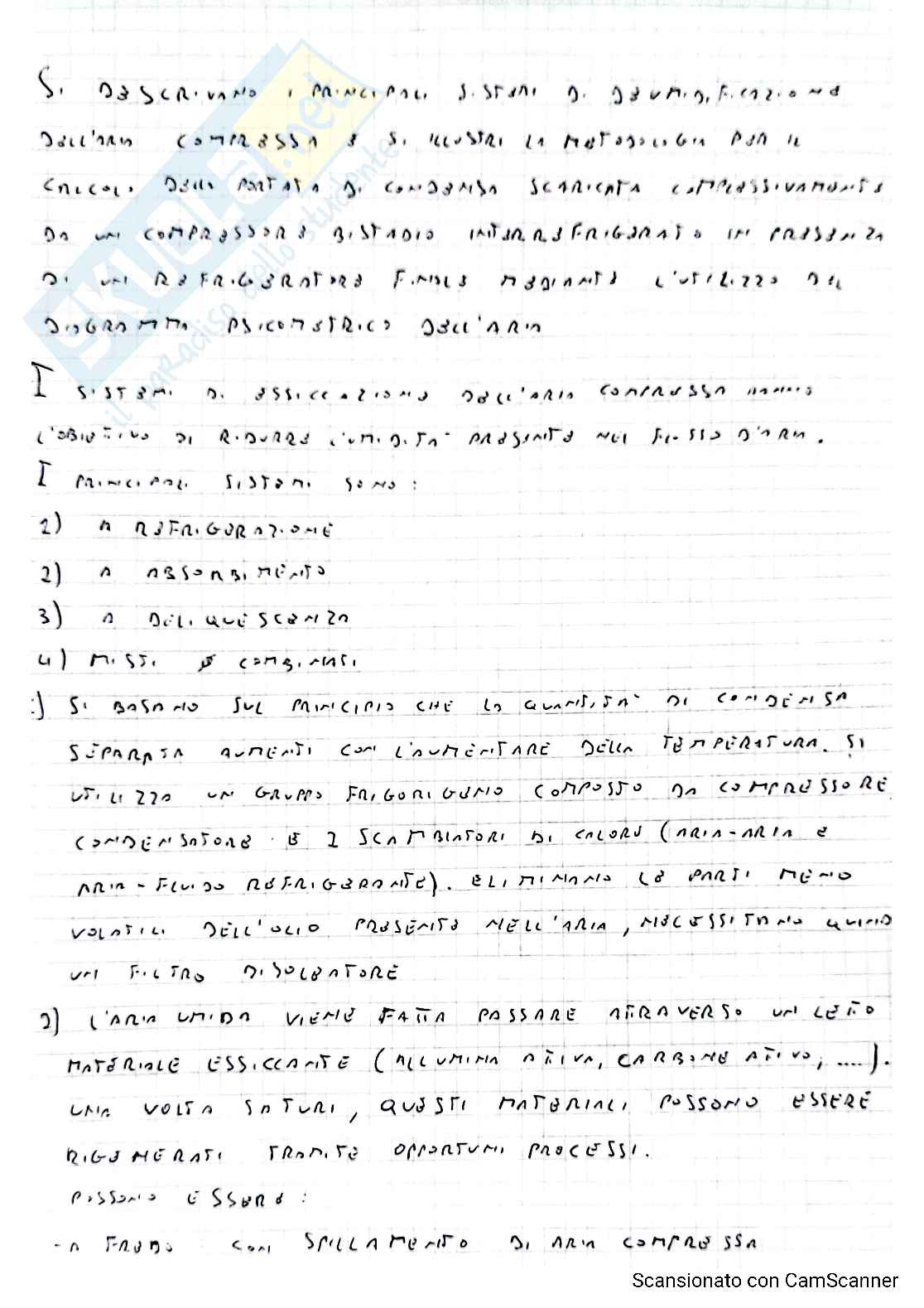 Tutte le domande teoriche di Impianti meccanici 2 Pag. 51