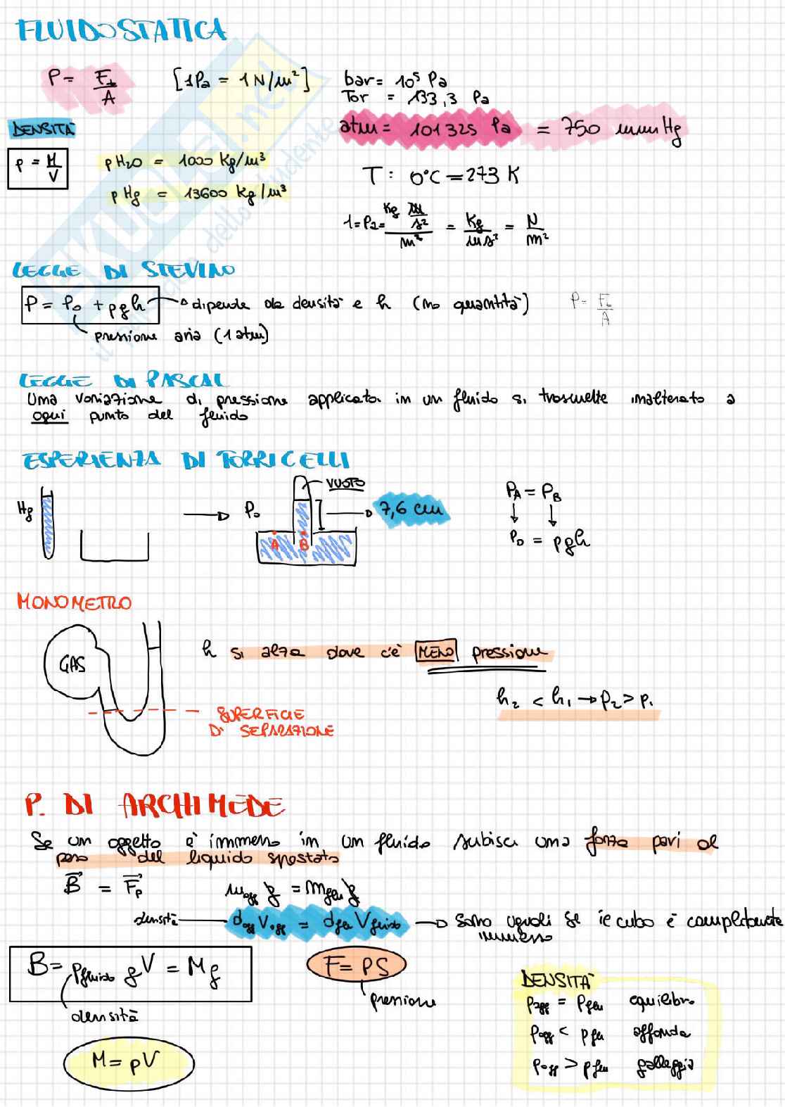 Formulario di Fisica 1- (Semestre Filtro) Pag. 6