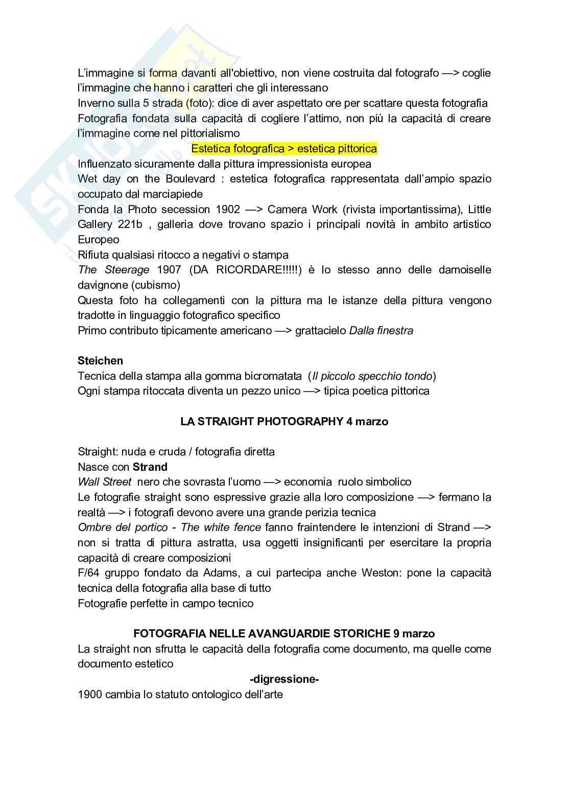 Appunti lezioni teorie e tecniche della fotografia Pag. 11