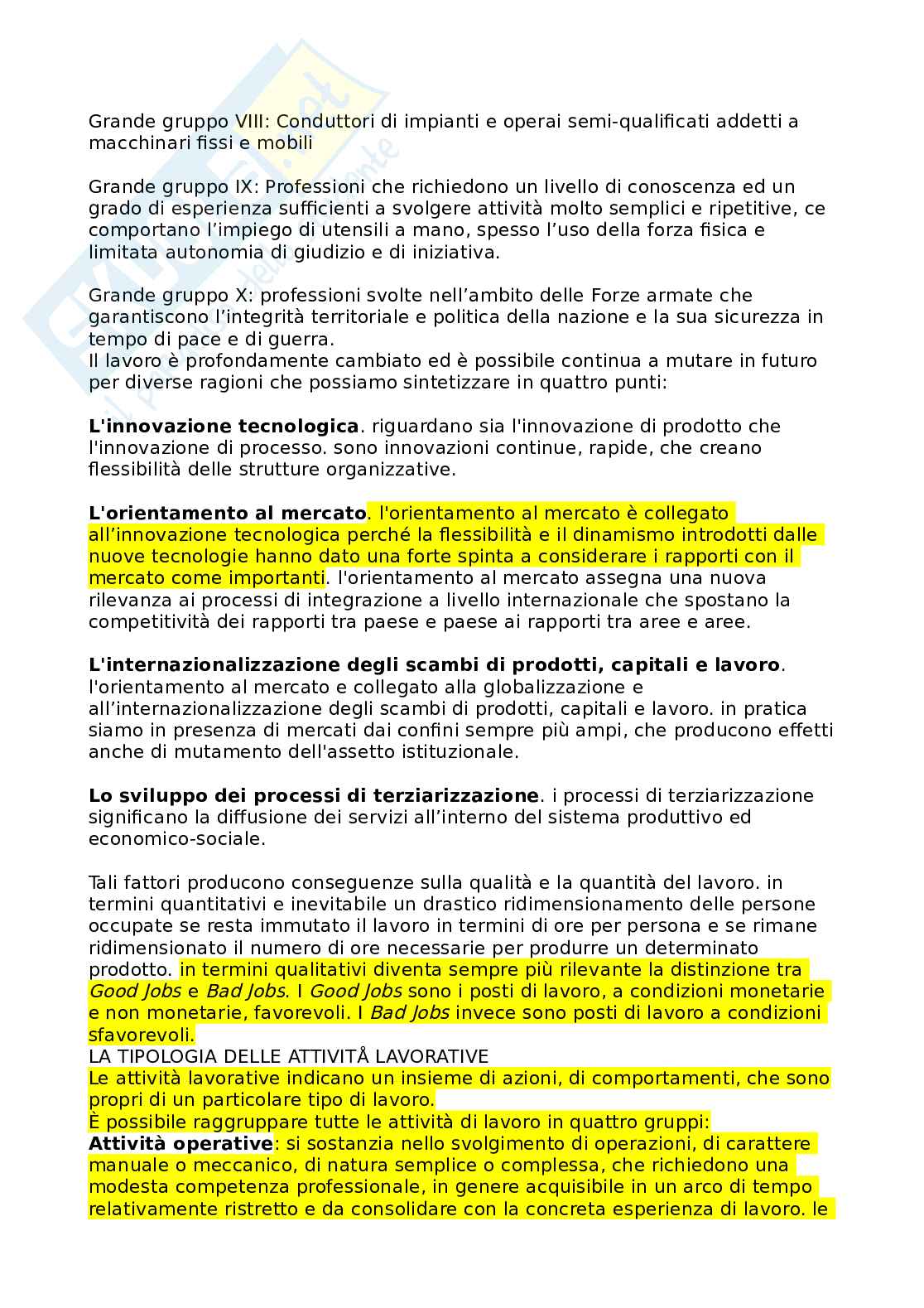 riassunto esame psicologia del lavoro, prof. Difabio, libro consigliato Psicologia del lavoro e delle organizzazioni, Avallone Pag. 6