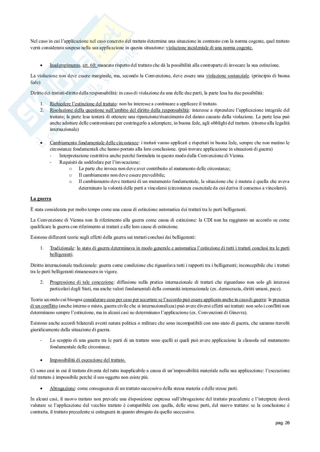 Appunti delle lezioni di Diritto internazionale   Pag. 26