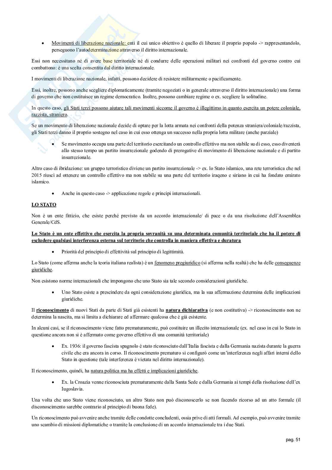Appunti delle lezioni di Diritto internazionale   Pag. 51