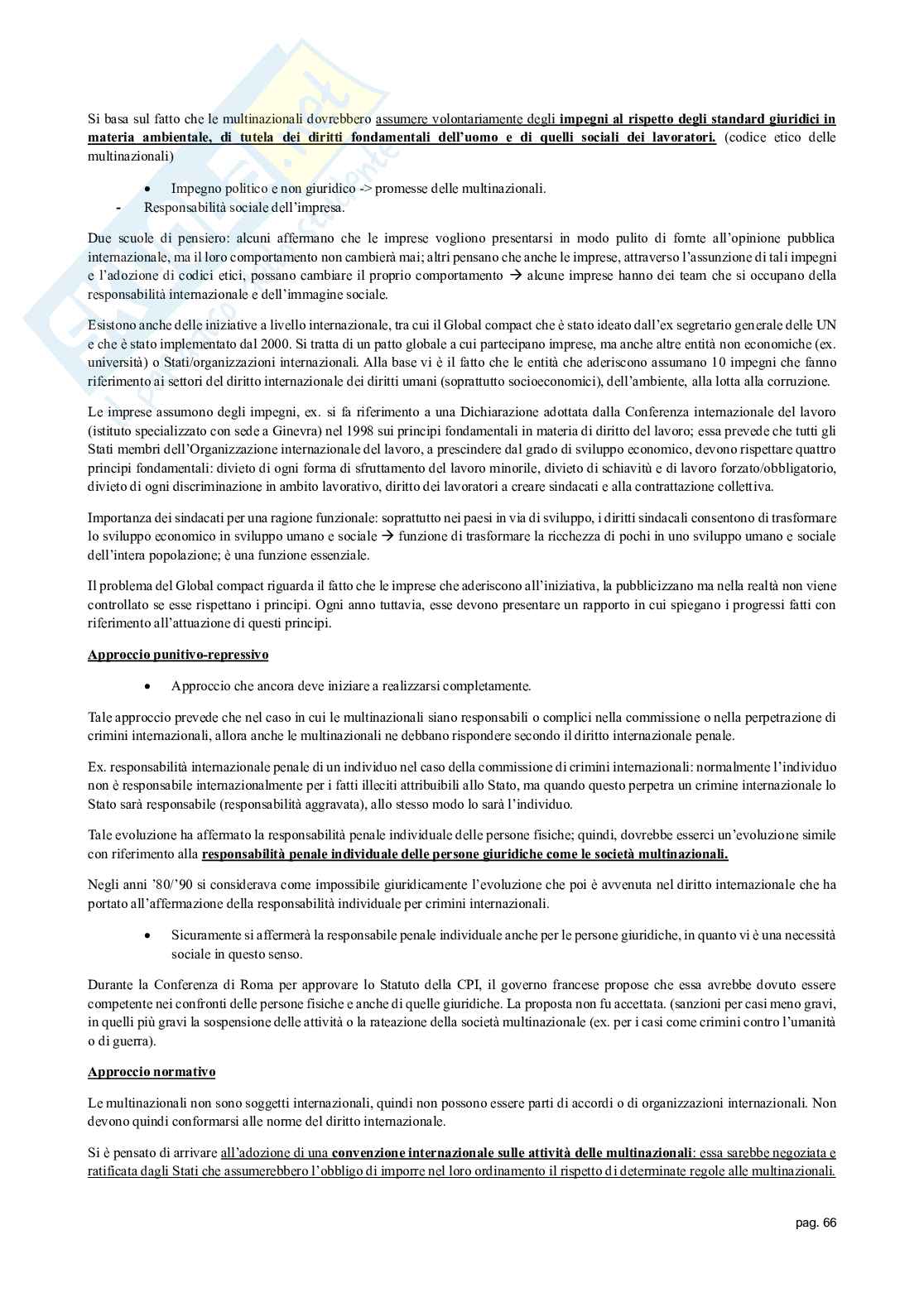 Appunti delle lezioni di Diritto internazionale   Pag. 66
