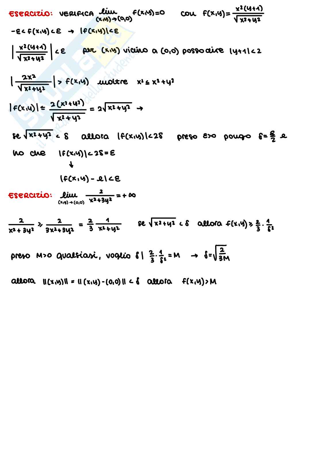 Appunti Analisi matematica 2 Pag. 2