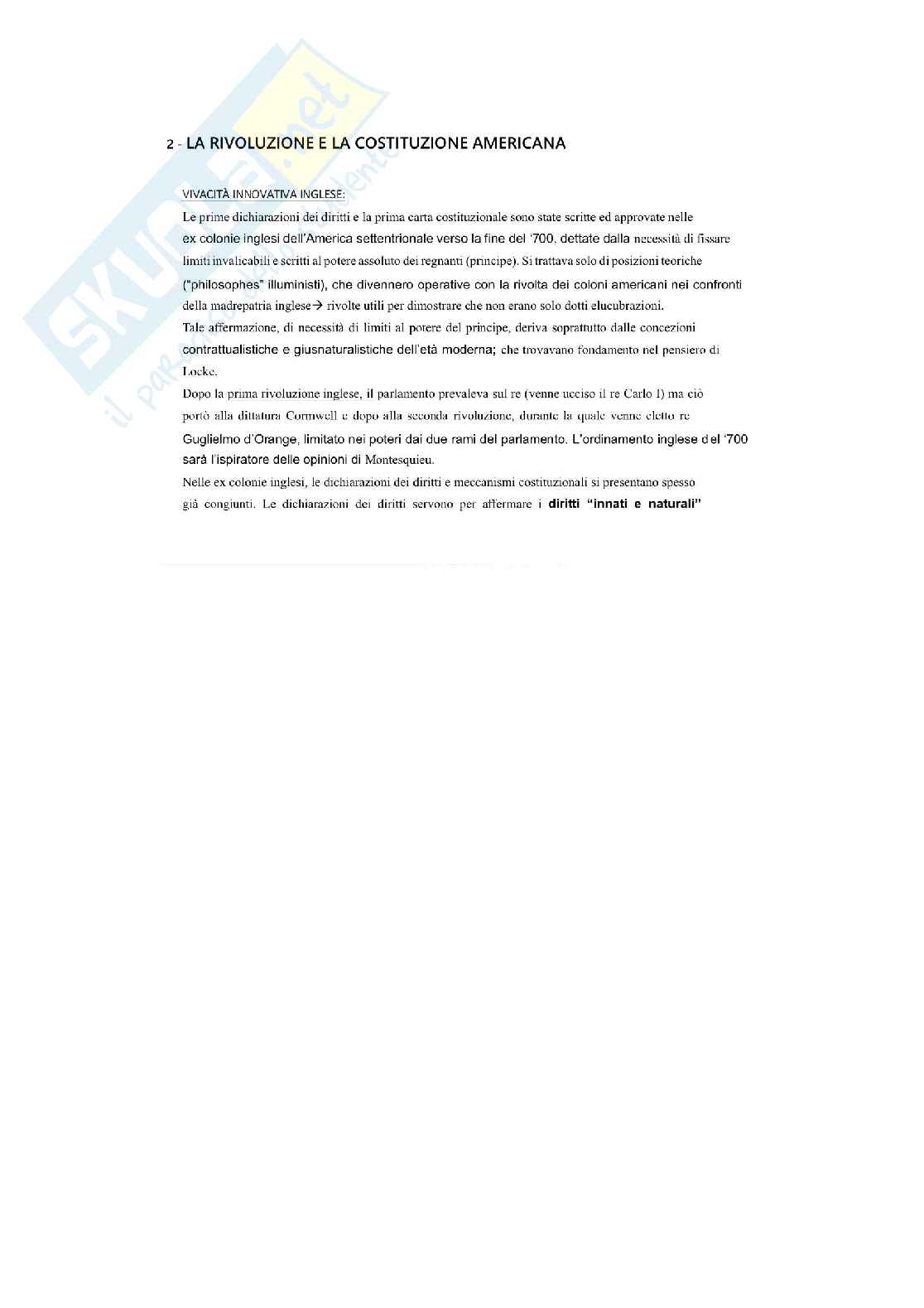 Rivoluzione e Costituzione Americana  Pag. 1