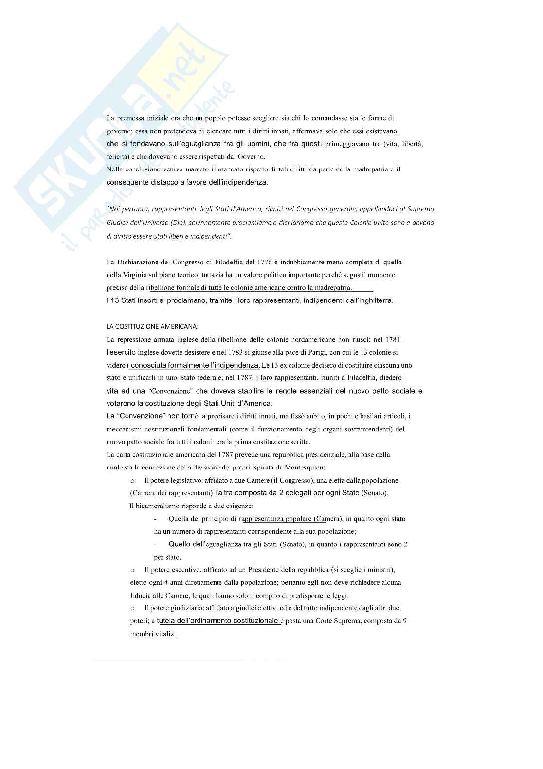 Rivoluzione e Costituzione Americana  Pag. 2