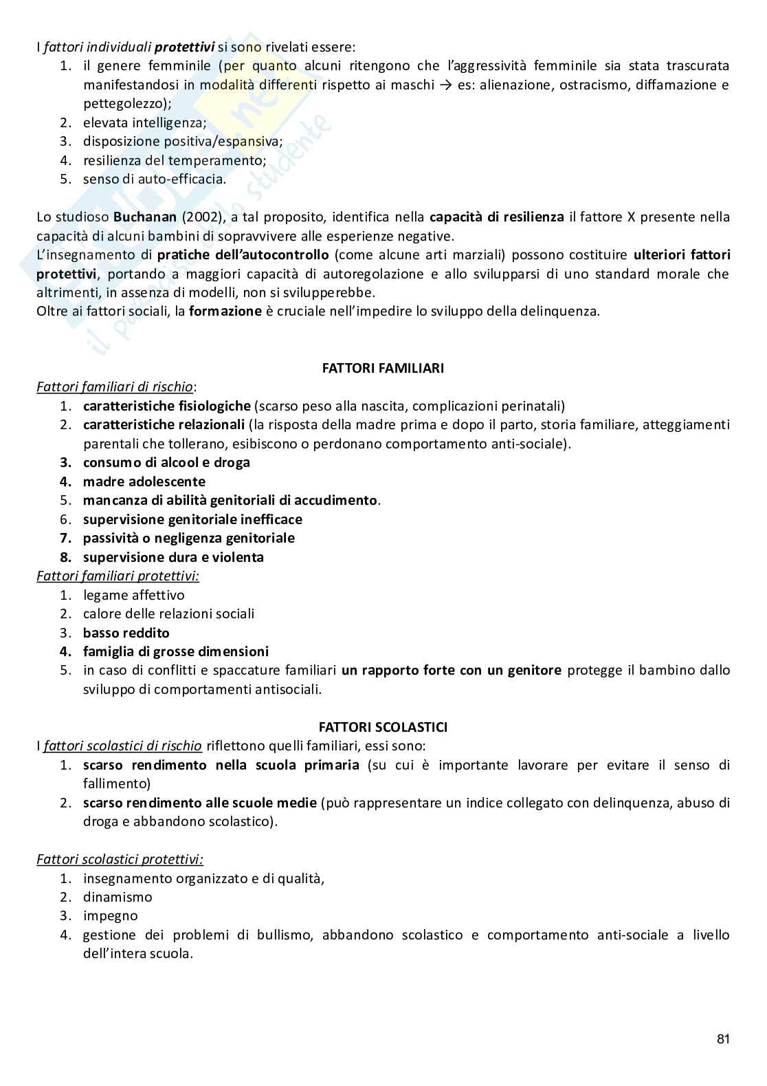 Criminologia minorile - Riassunto Pag. 81