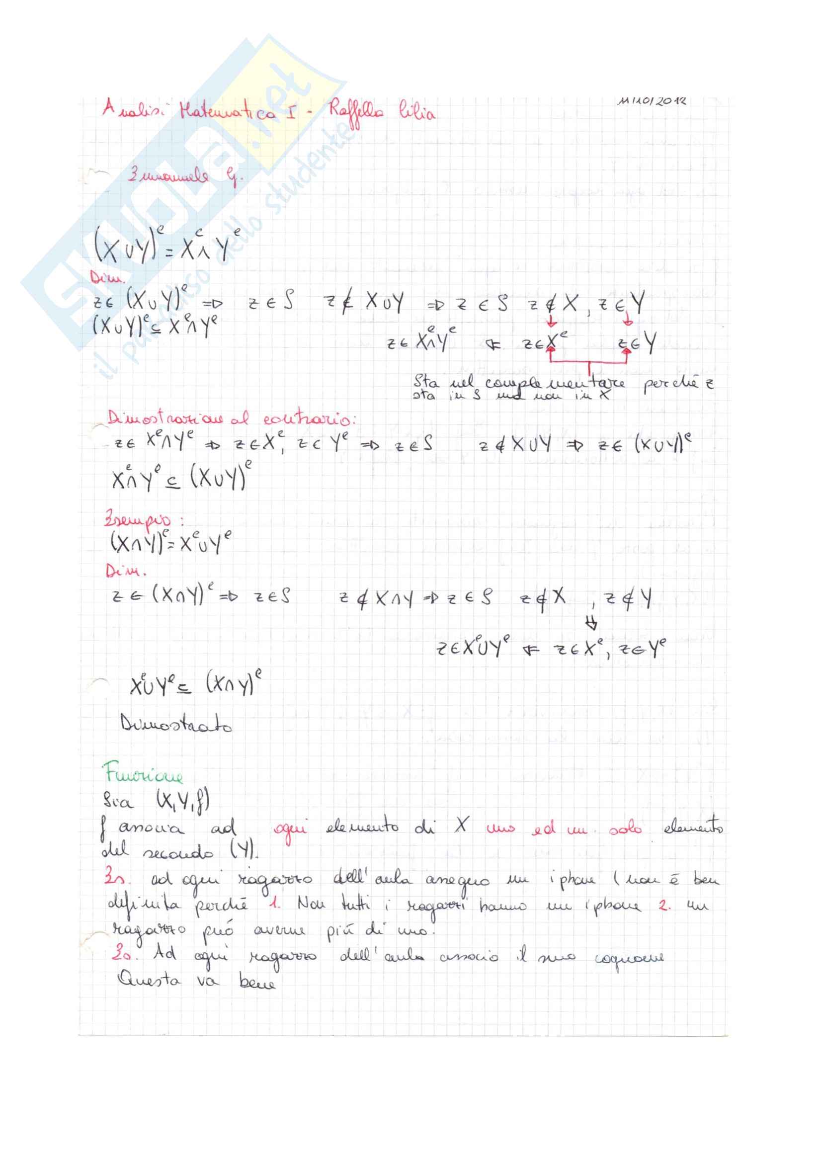Appunti di lezione Pag. 1