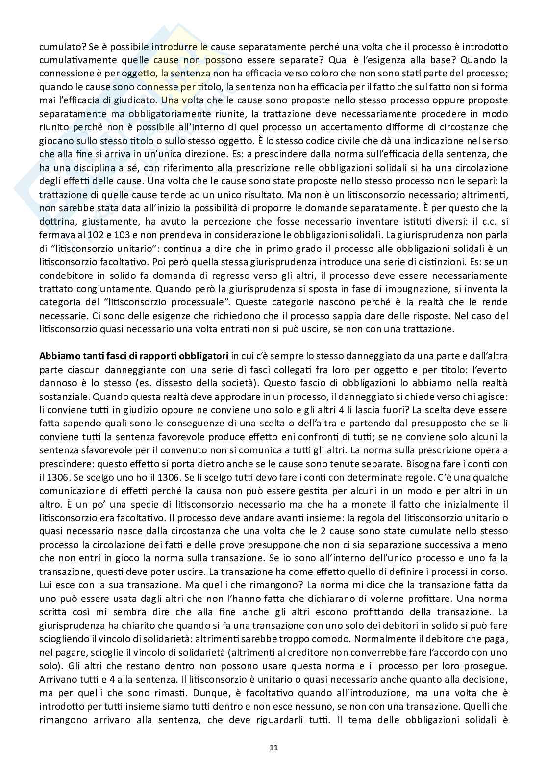 Appunti di Diritto processuale civile (modulo B) Pag. 11
