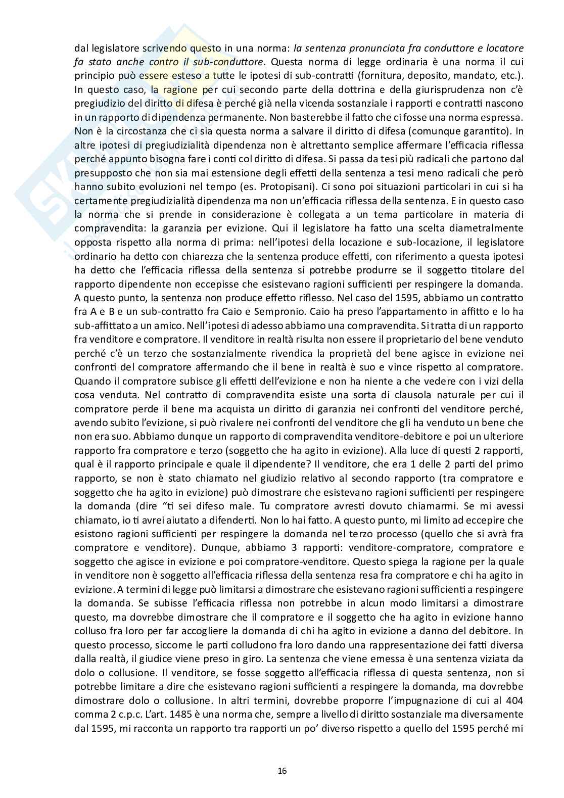 Appunti di Diritto processuale civile (modulo B) Pag. 16