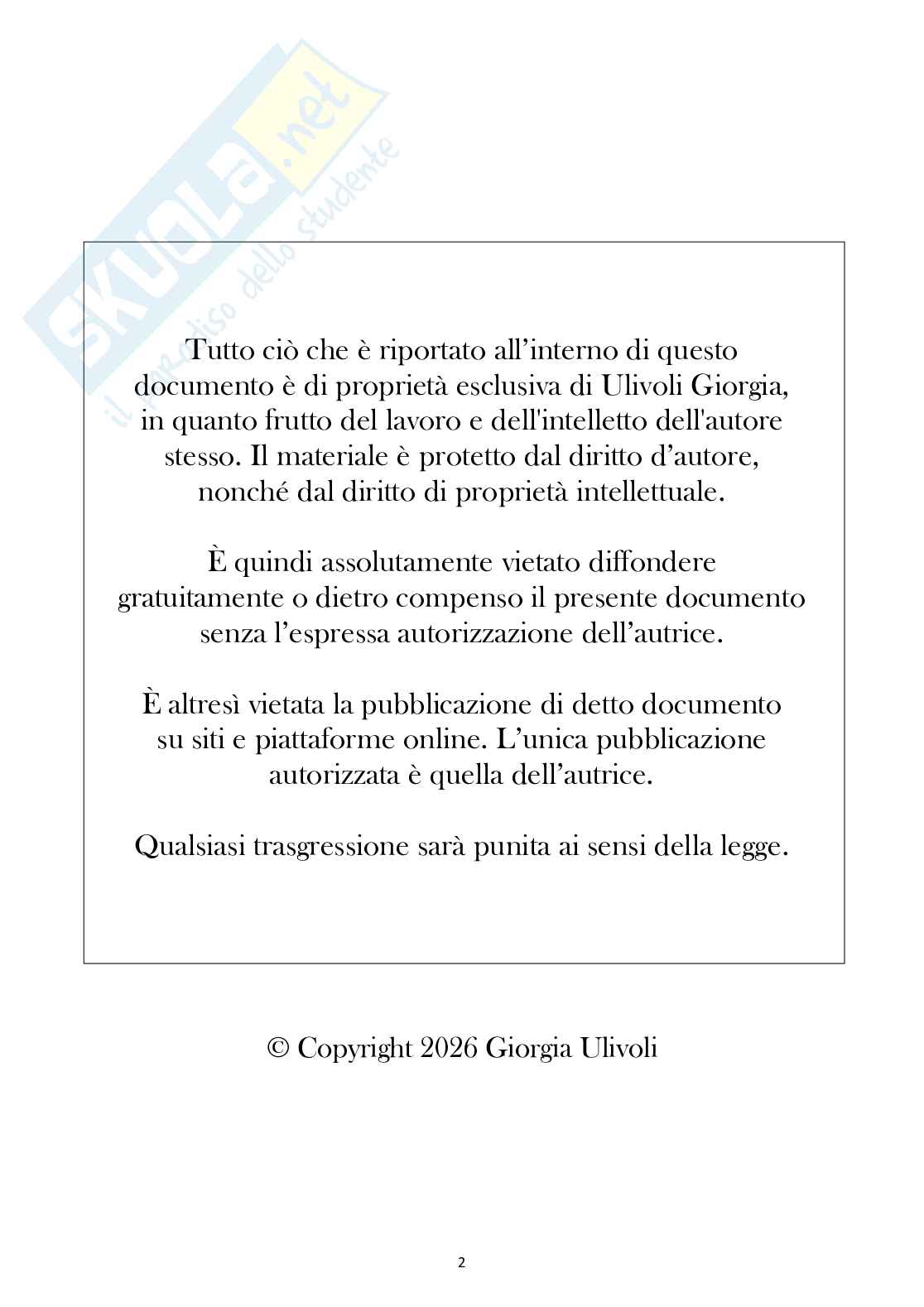 Appunti di Diritto processuale civile (modulo B) Pag. 2